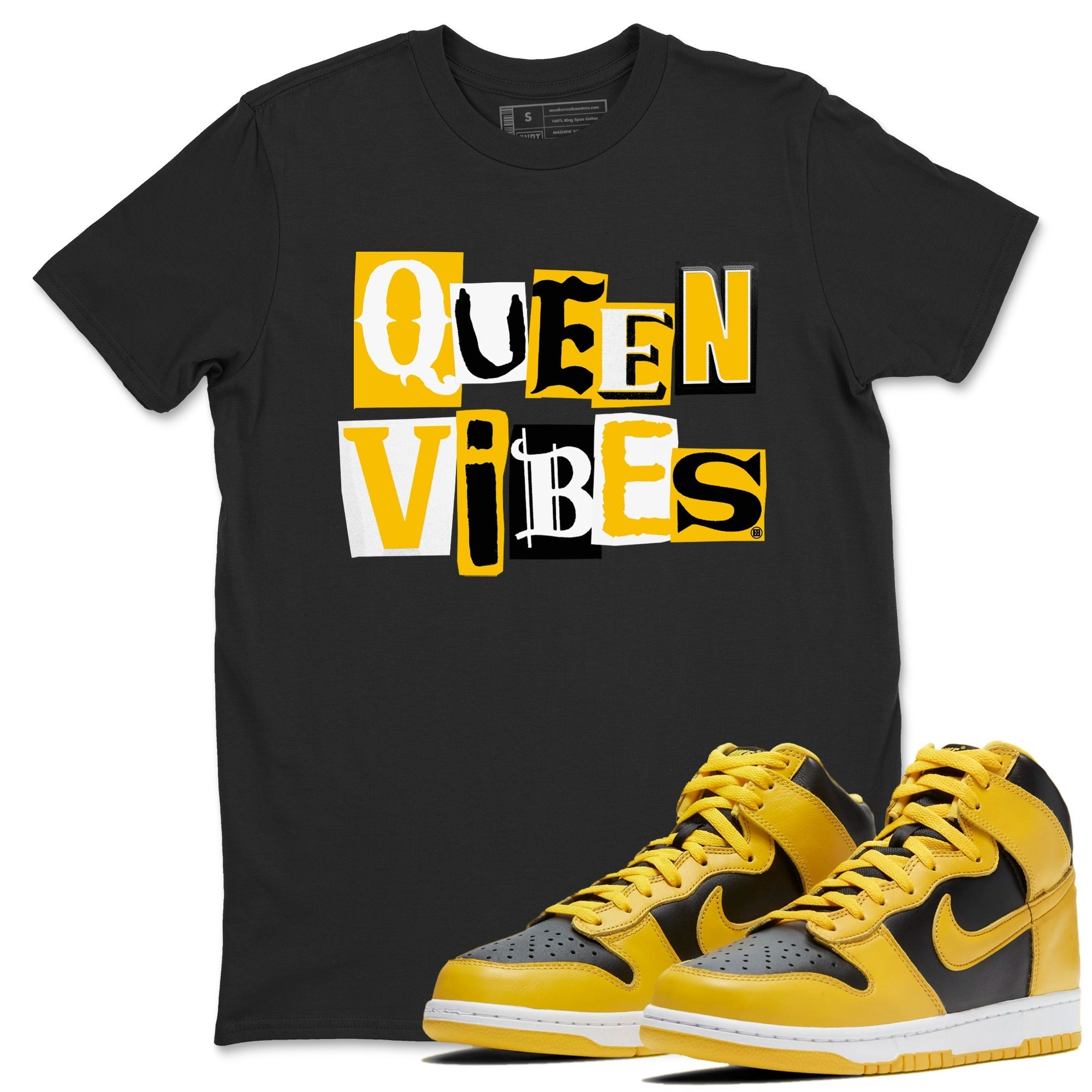 Queen Vibes snkmatch Tees - Dunk High Pollen