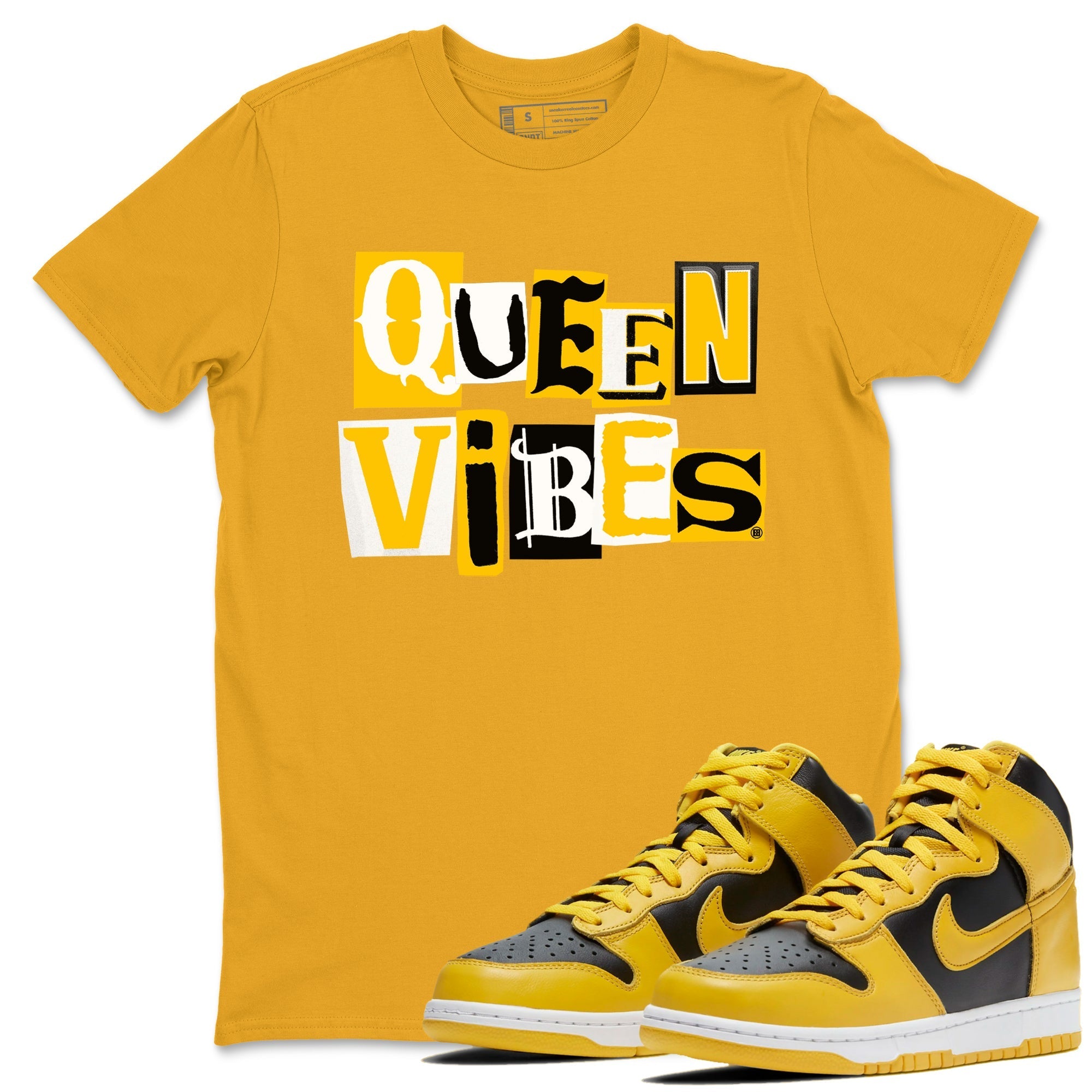 Queen Vibes snkmatch Tees - Dunk High Pollen