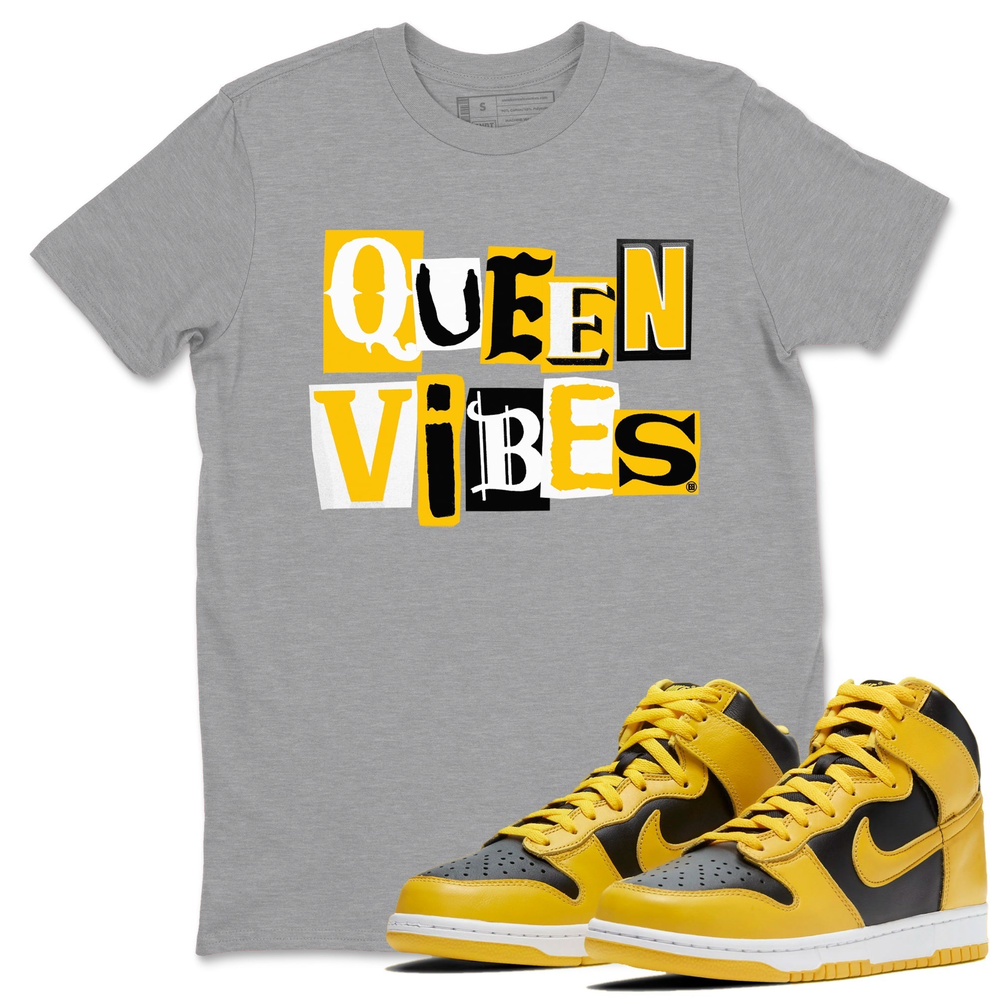 Queen Vibes snkmatch Tees - Dunk High Pollen