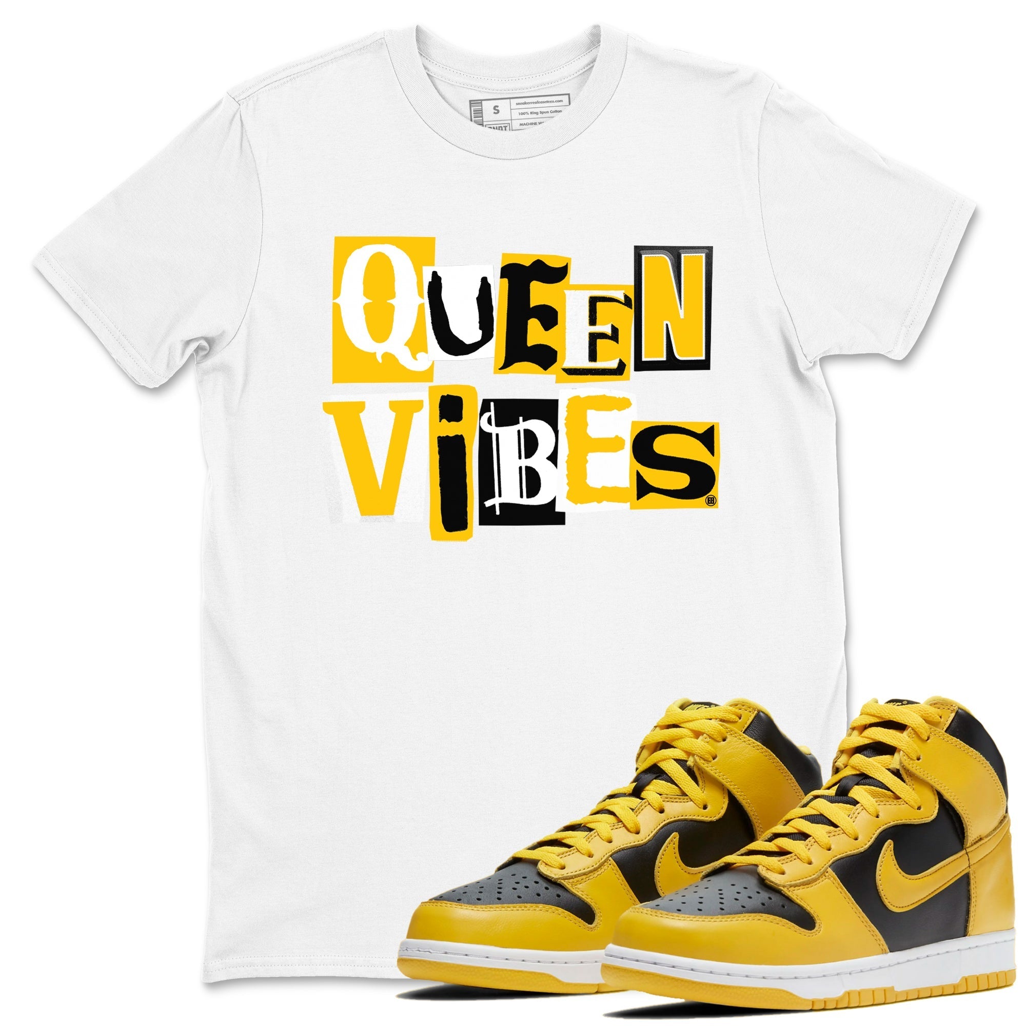 Queen Vibes snkmatch Tees - Dunk High Pollen
