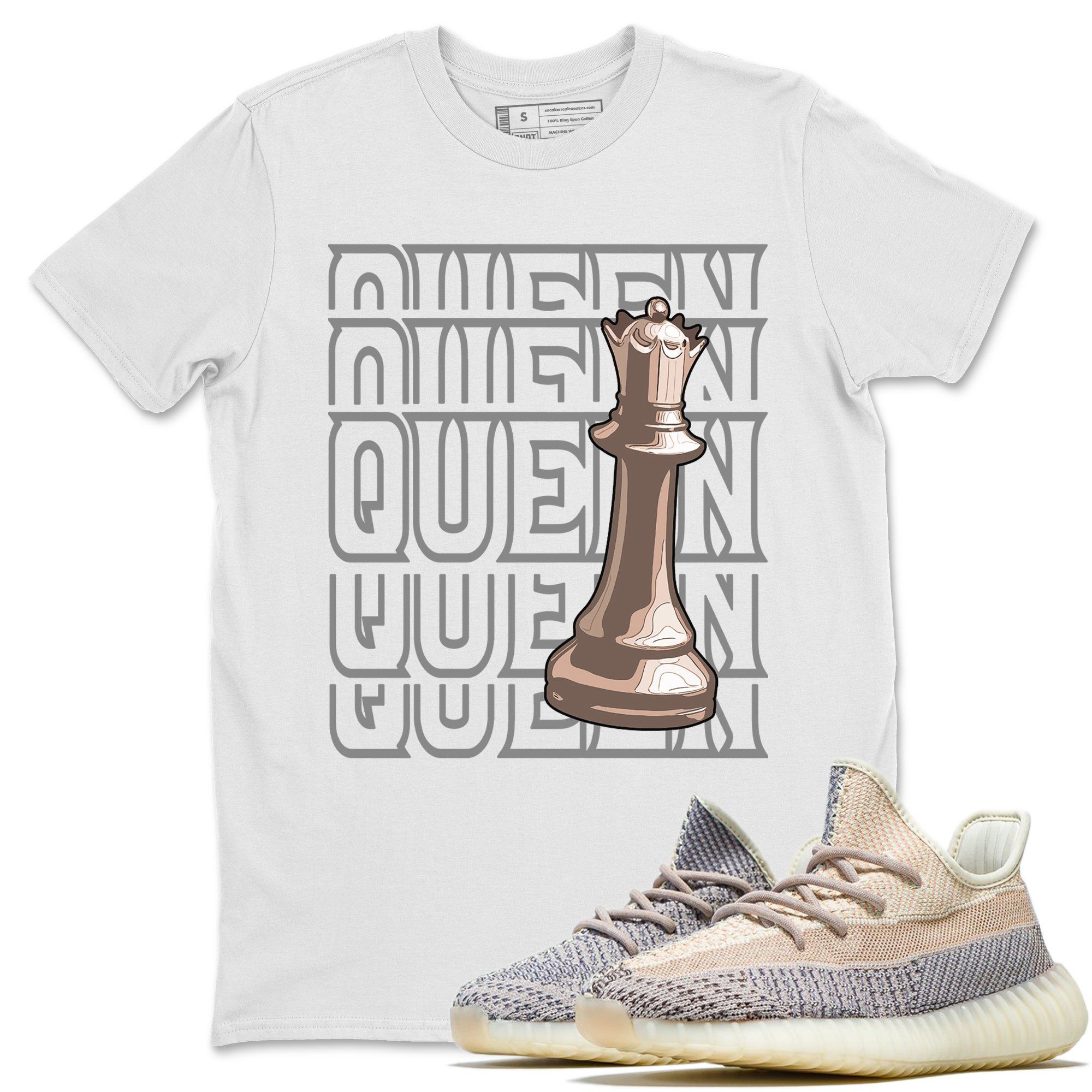 Queen Unisex Tops - Yeezy 350 Ash Pearl