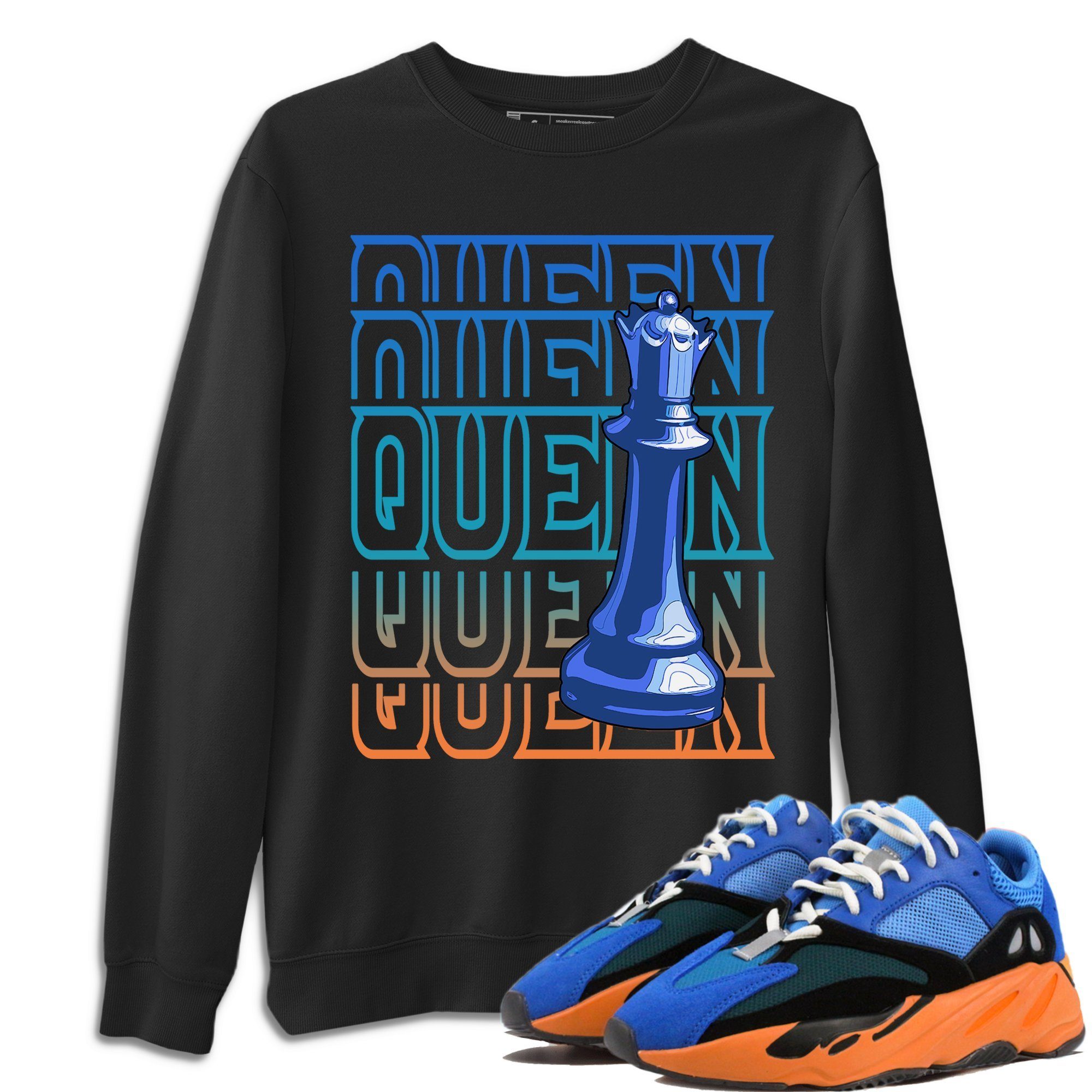 Queen Unisex Tops - Yeezy 700 Bright Blue
