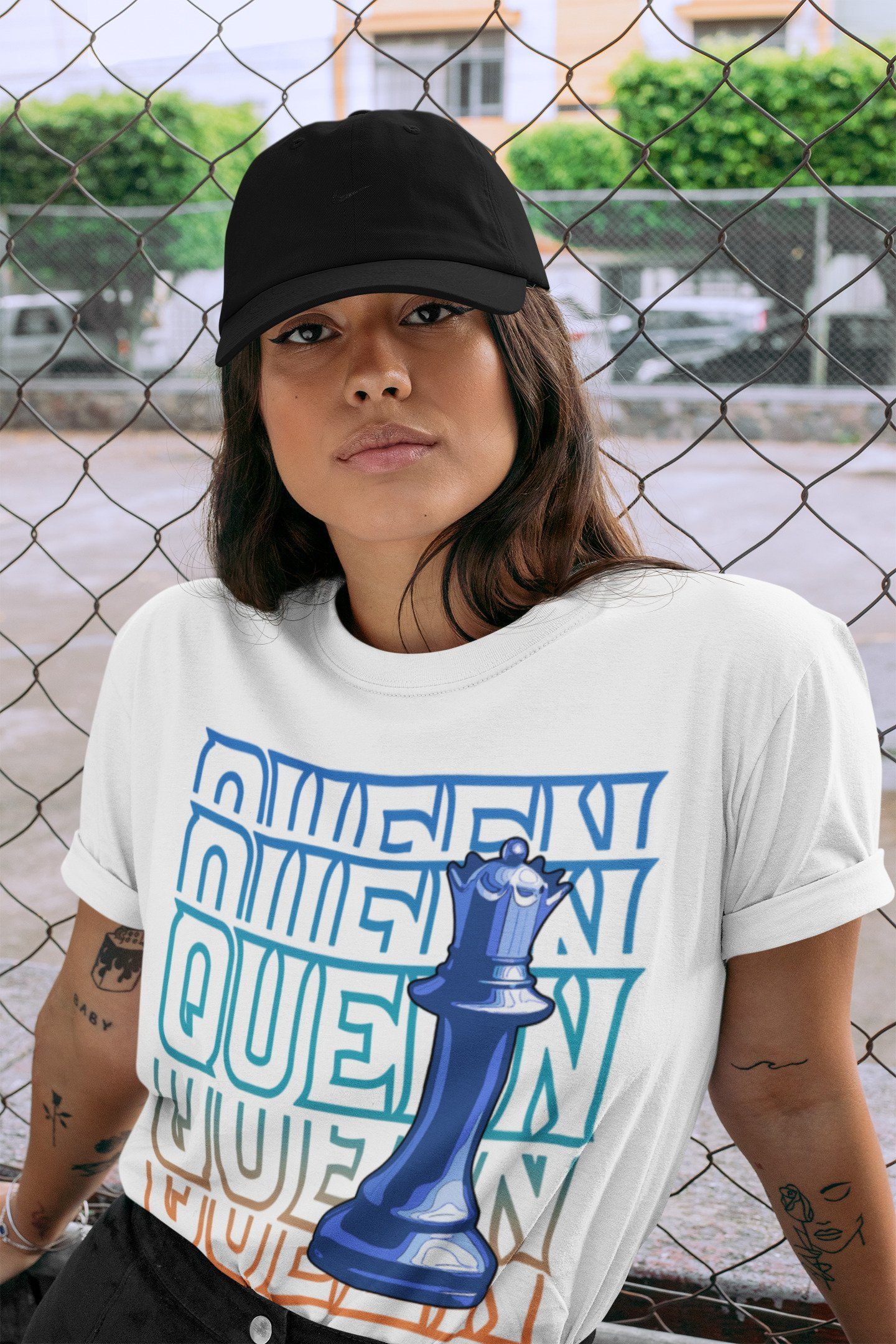 Queen Unisex Tops - Yeezy 700 Bright Blue