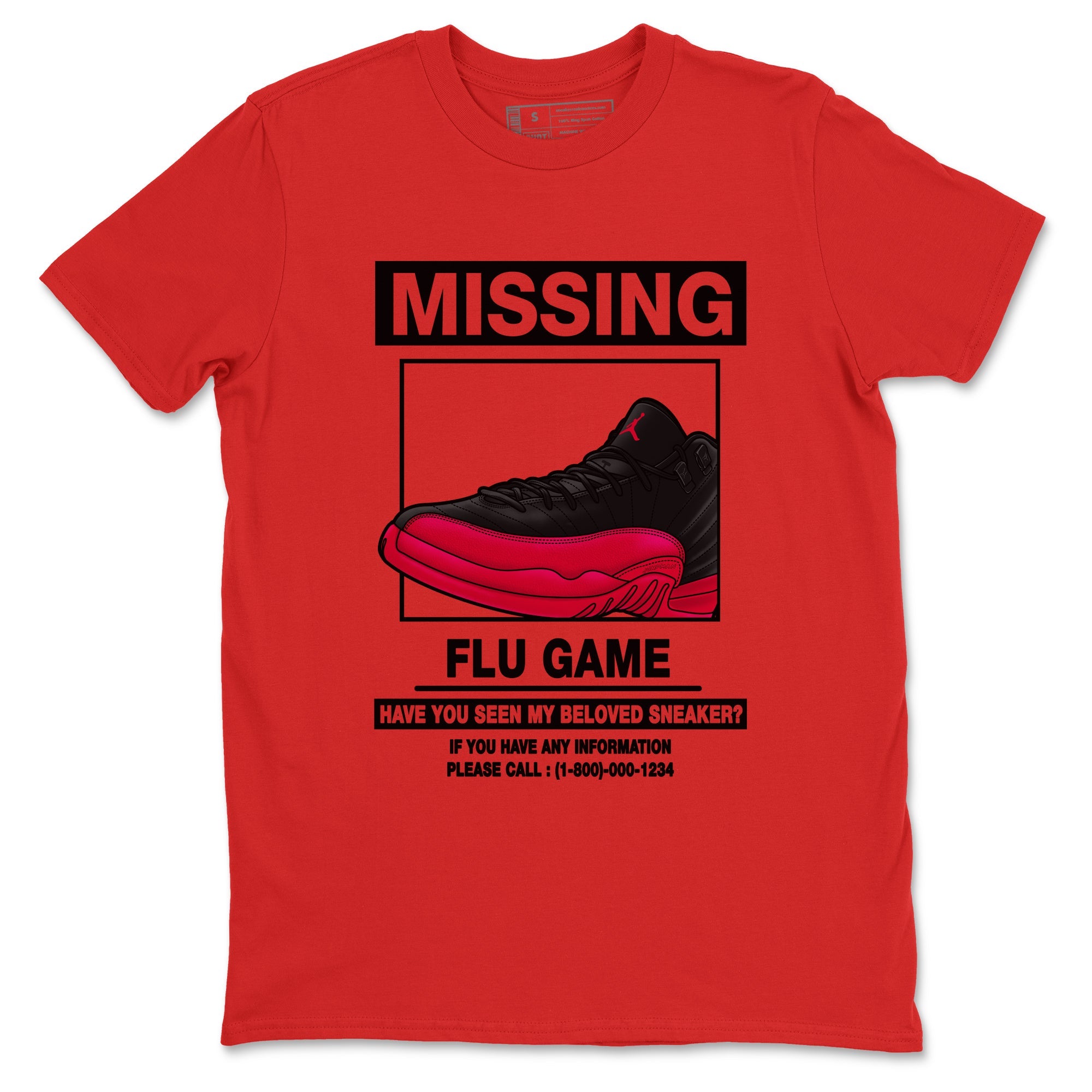Missing snkmatch snkmatch Tees - Air Jordan 12 Flu Game