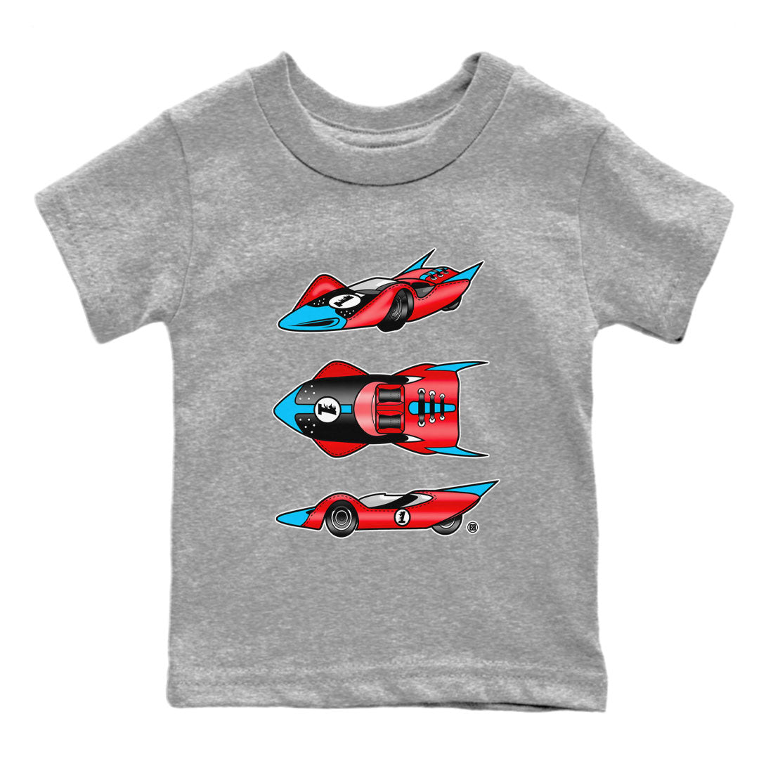 Race Car Kids Tops - Air Jordan 1 UNC to Chicago
