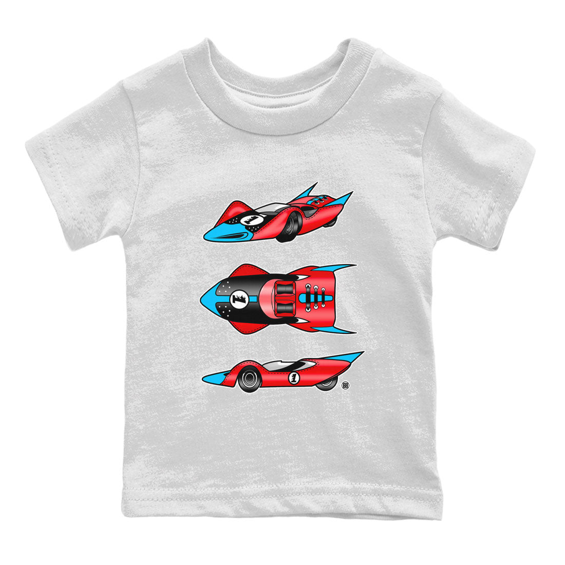 Race Car Kids Tops - Air Jordan 1 UNC to Chicago