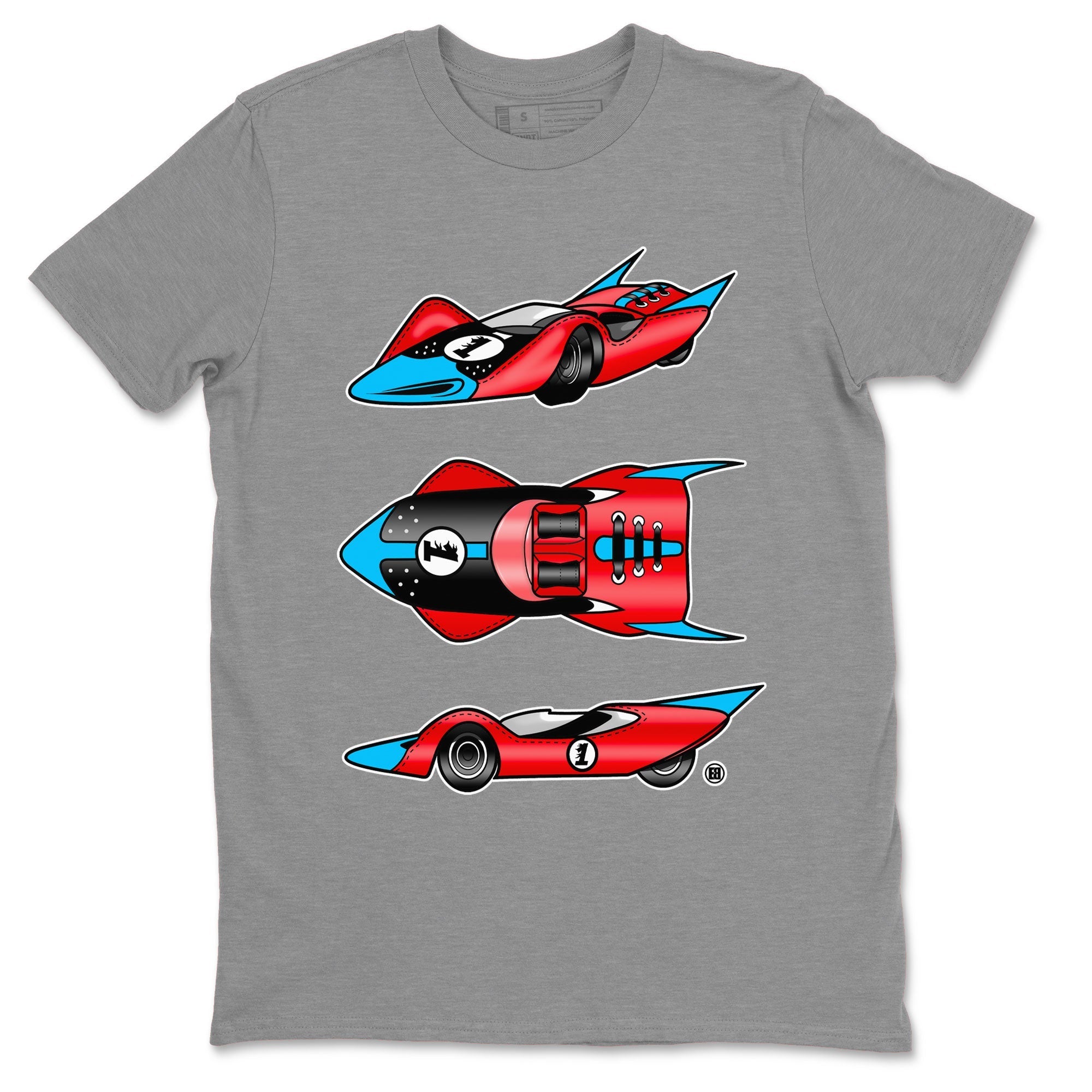Race Car Unisex Tops - Air Jordan 1 UNC to Chicago