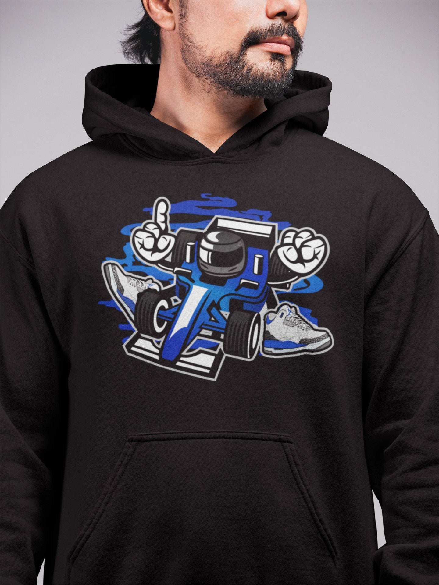 Racer Unisex Tops - Air Jordan 3 Racer Blue