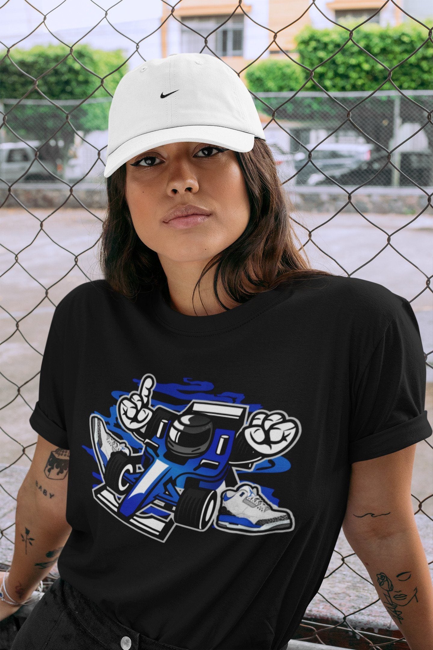 Racer Unisex Tops - Air Jordan 3 Racer Blue