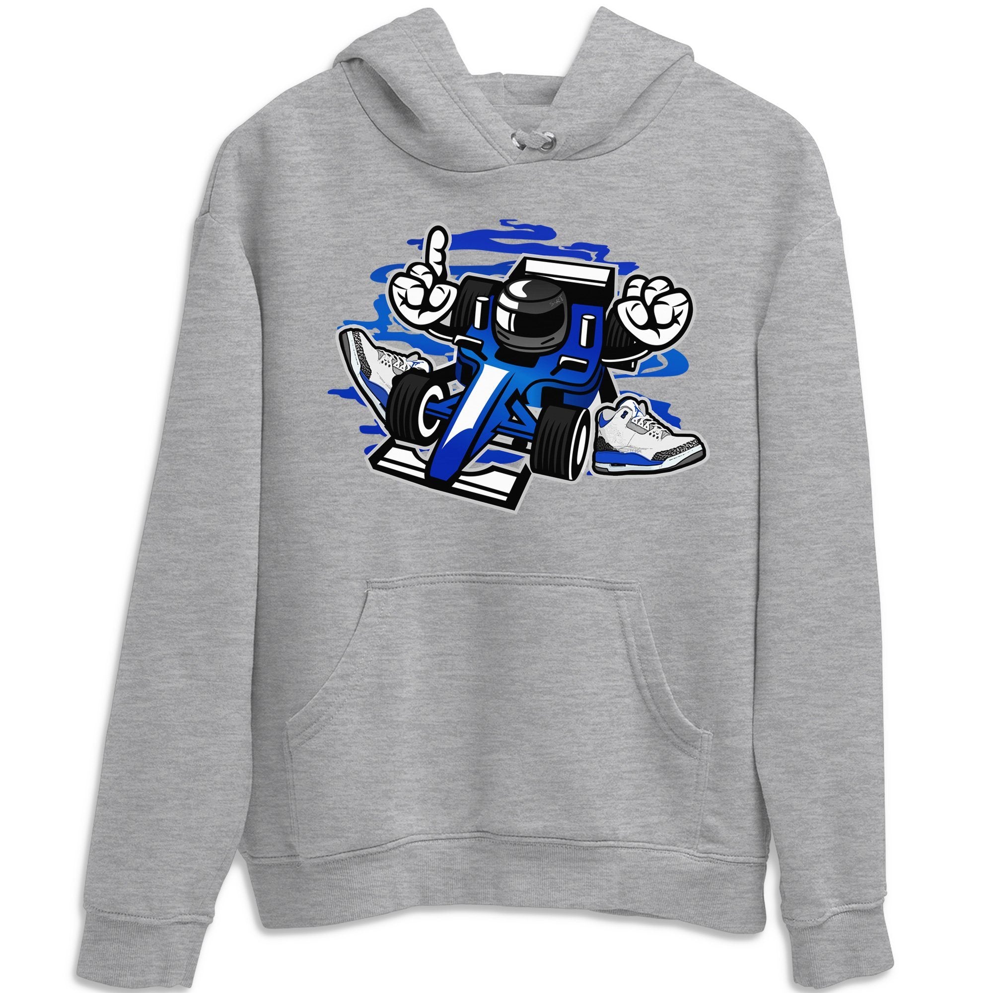 Racer Unisex Tops - Air Jordan 3 Racer Blue
