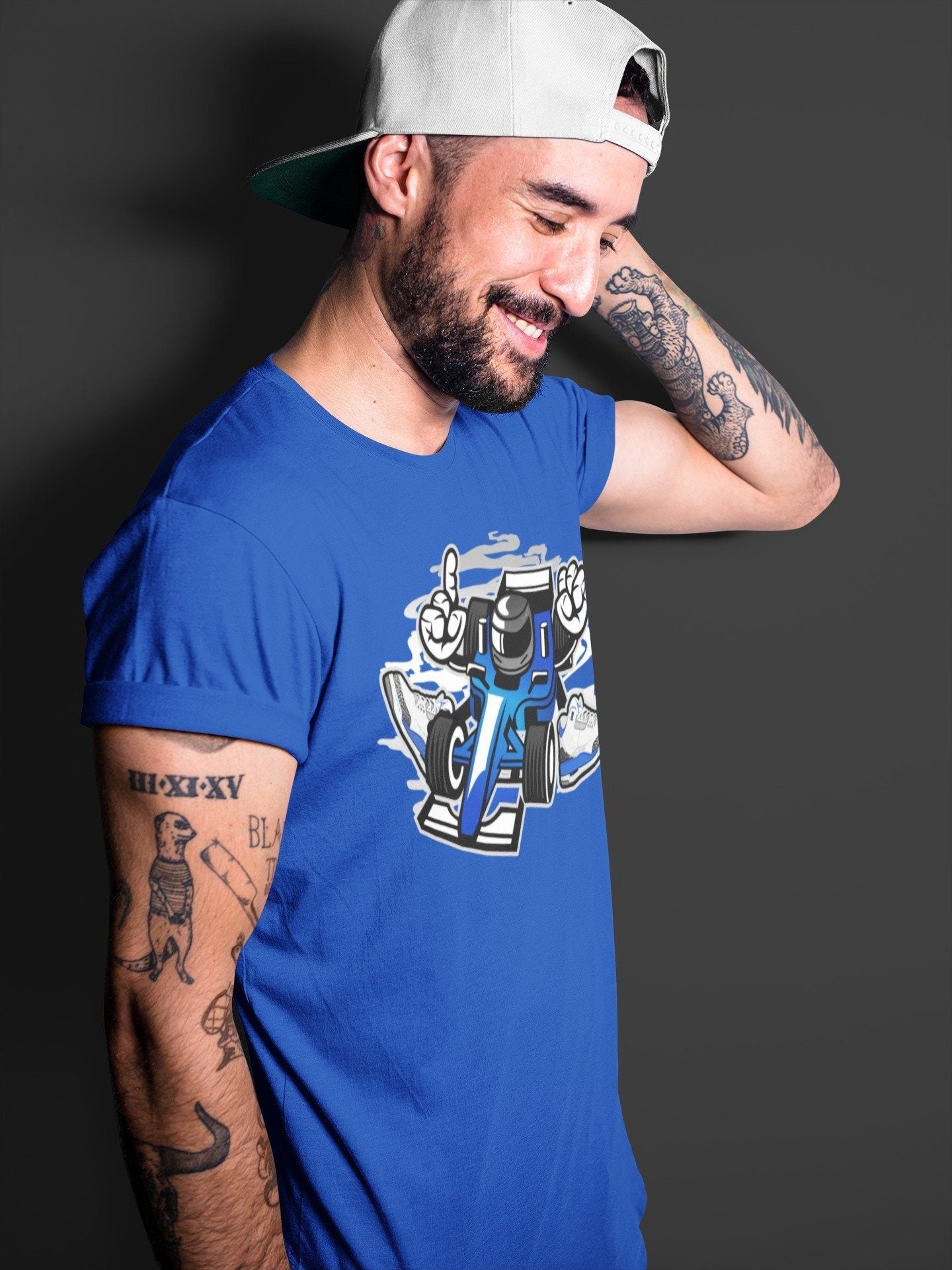 Racer Unisex Tops - Air Jordan 3 Racer Blue