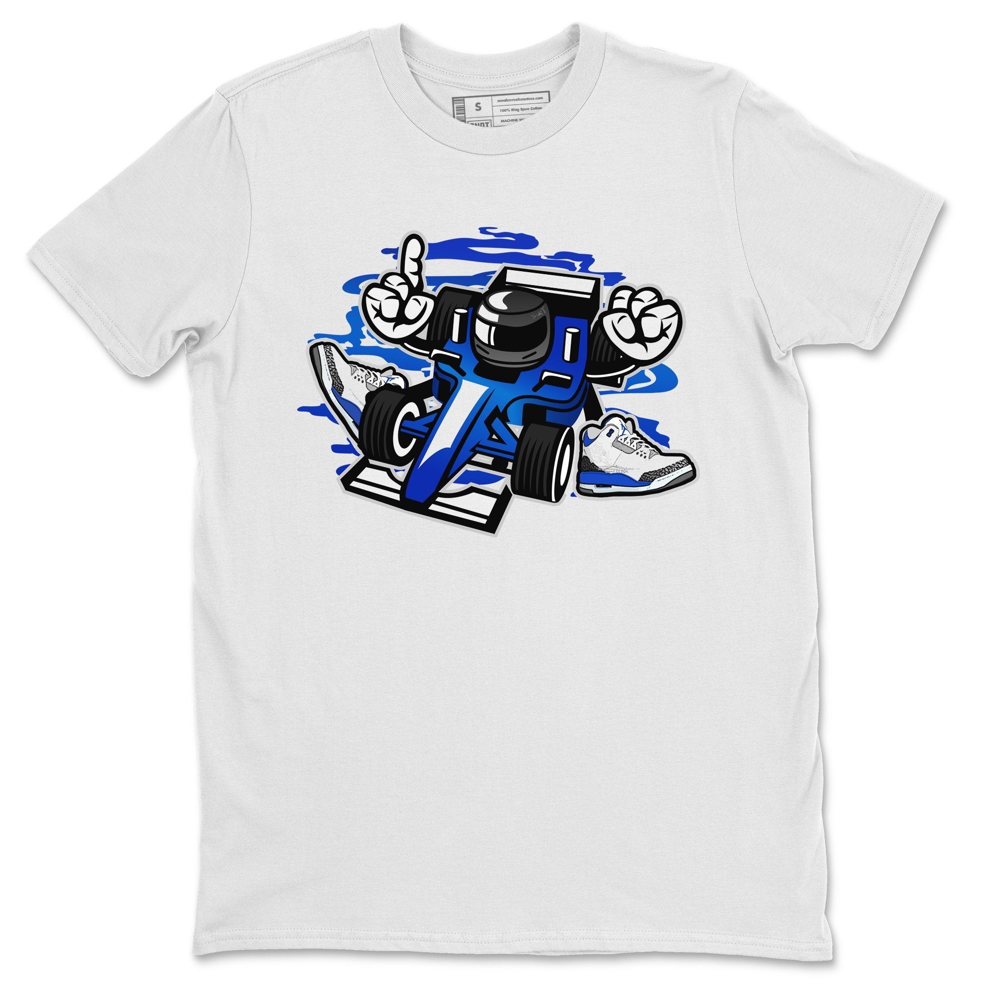 Racer Unisex Tops - Air Jordan 3 Racer Blue