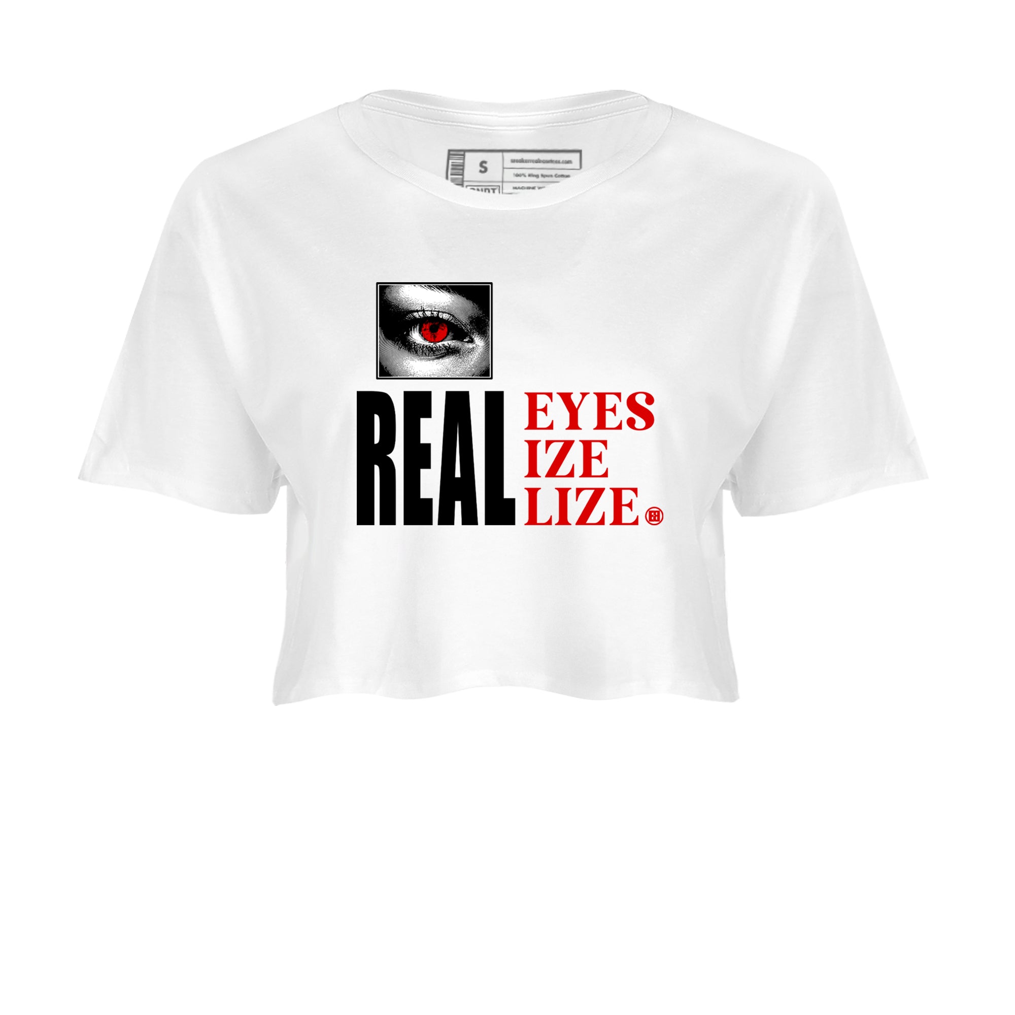 Real Eyes snkmatch Women's Top - Air Jordan 1 Black Toe