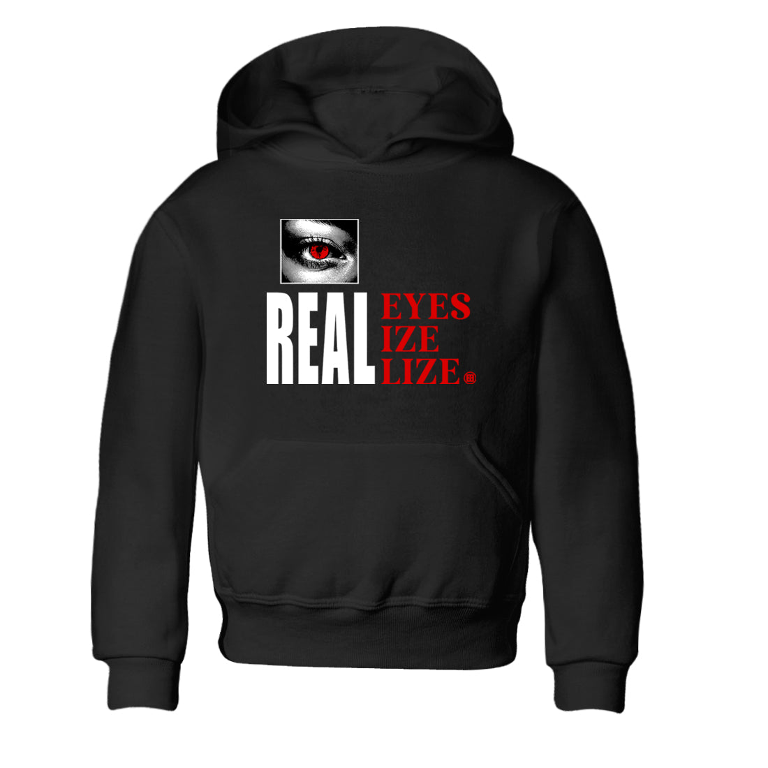 Real Eyes snkmatch Tees Kids - Air Jordan 1 Black Toe