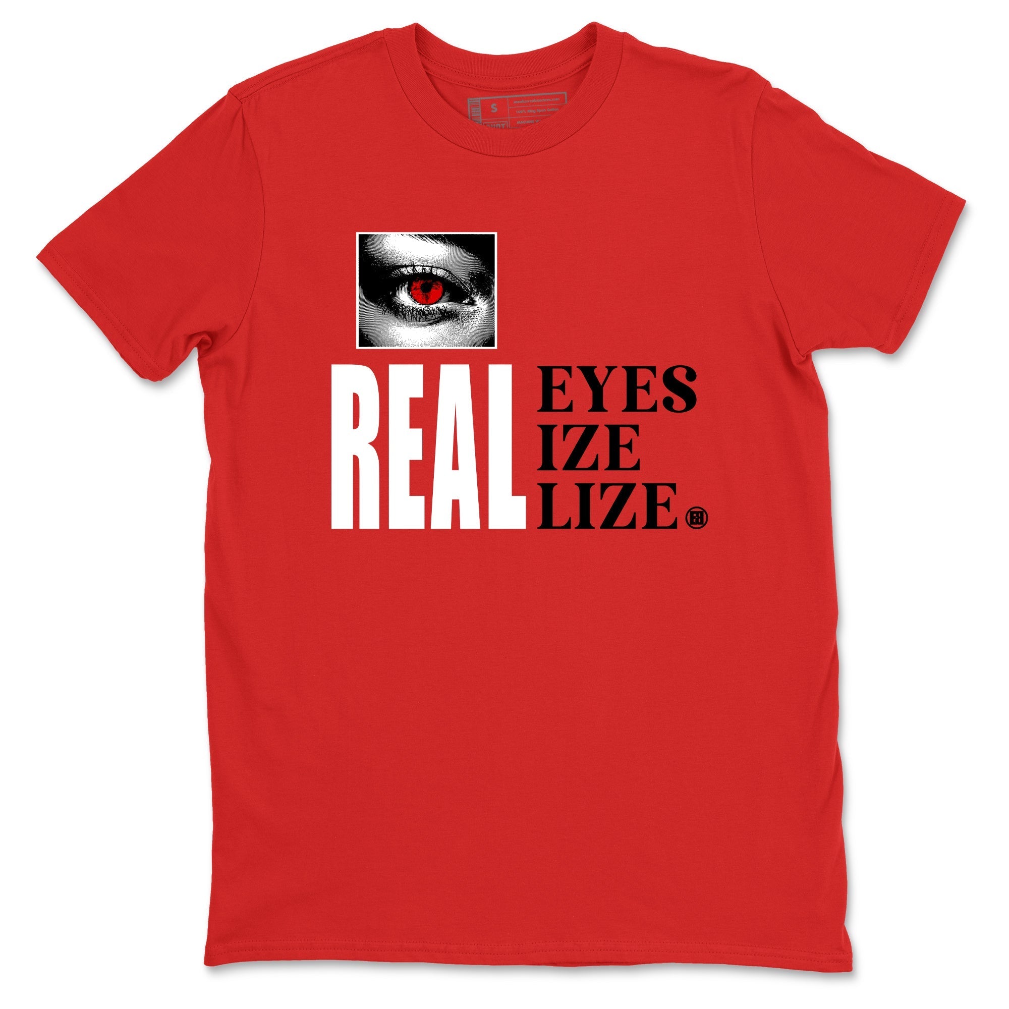 Real Eyes snkmatch Tees - Air Jordan 1 Black Toe