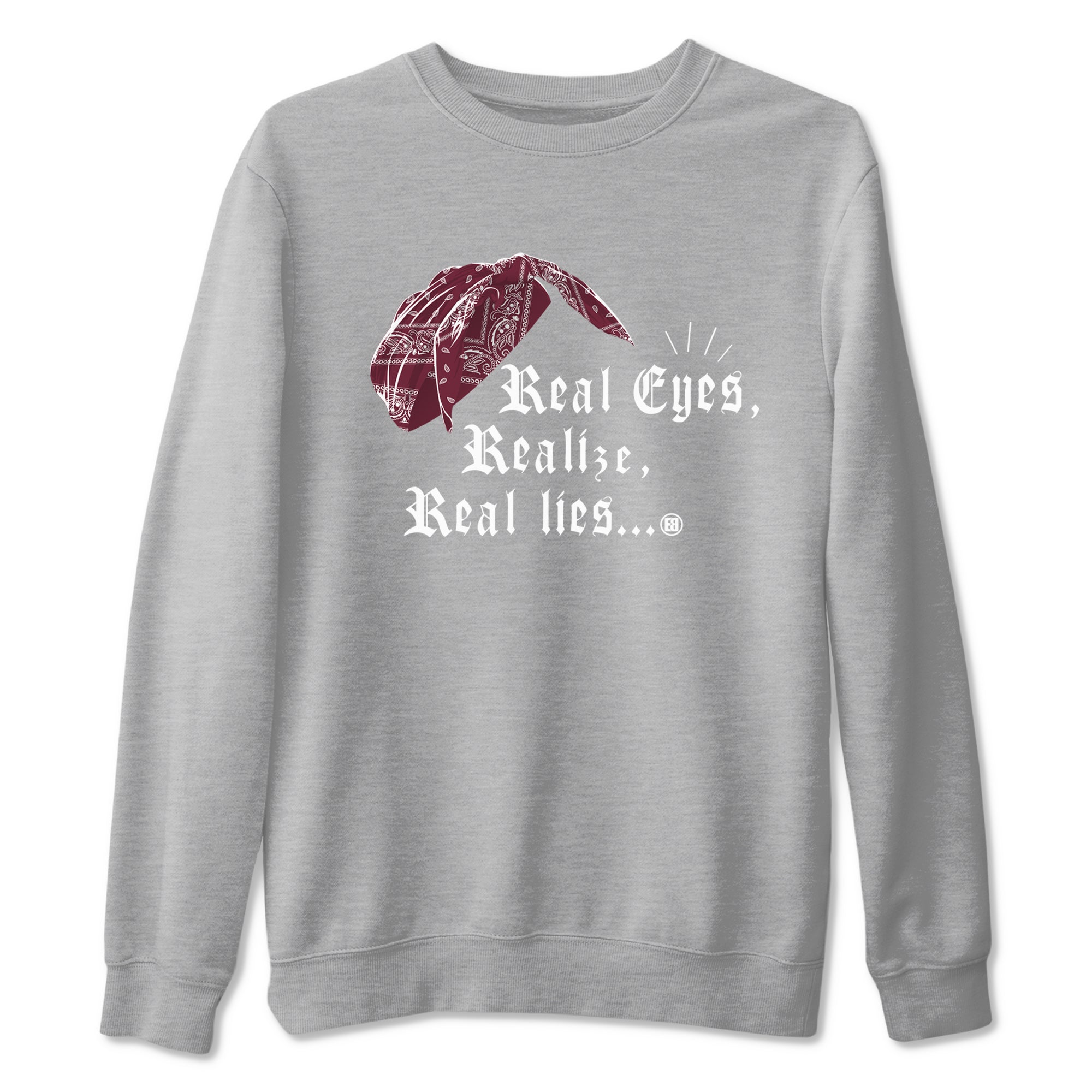 Real Eyes Realize Real Lies snkmatch Tees - Air Jordan 1 Metallic Burgundy