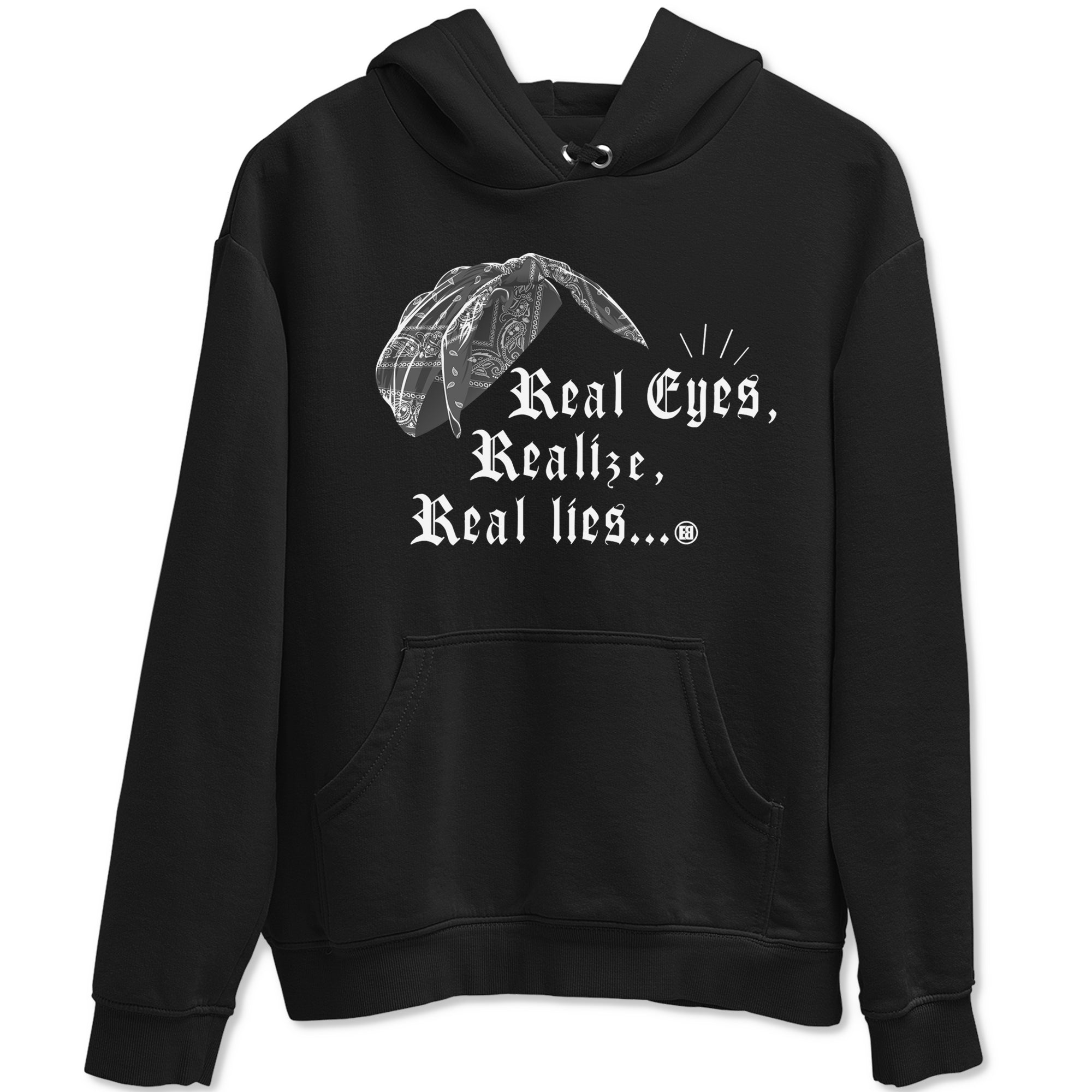 Real Eyes Realize Real Lies snkmatch Tees - Air Jordan 12 Black Wolf Grey
