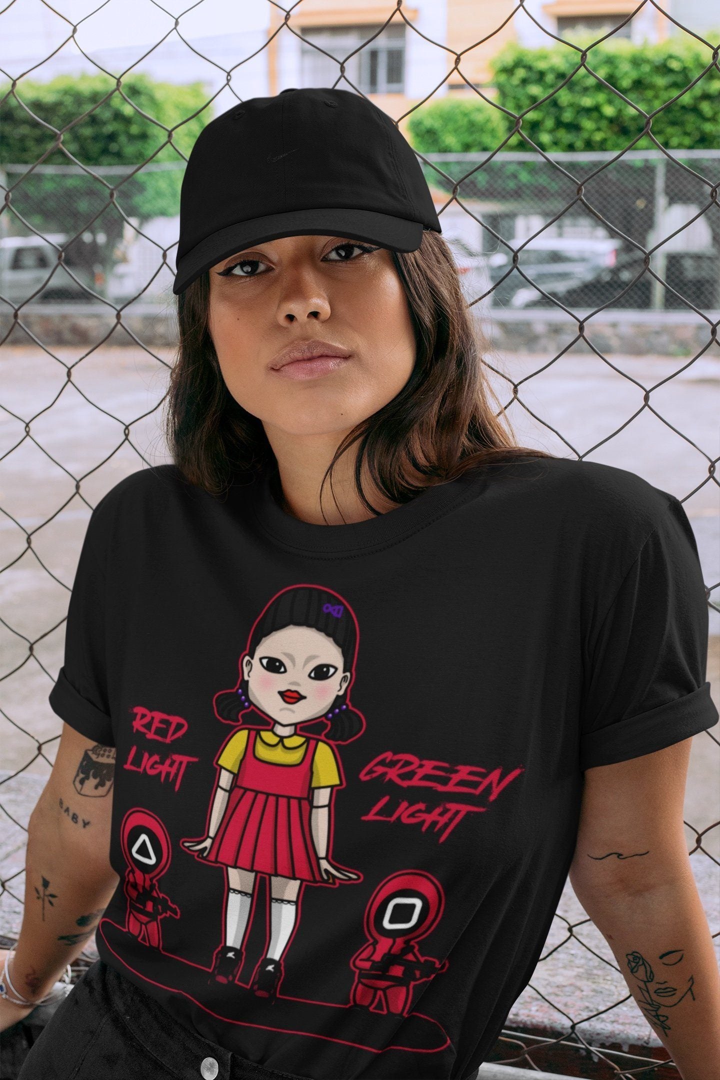 Red Light Green Light Unisex Tops - Air Jordan 4 Red Thunder