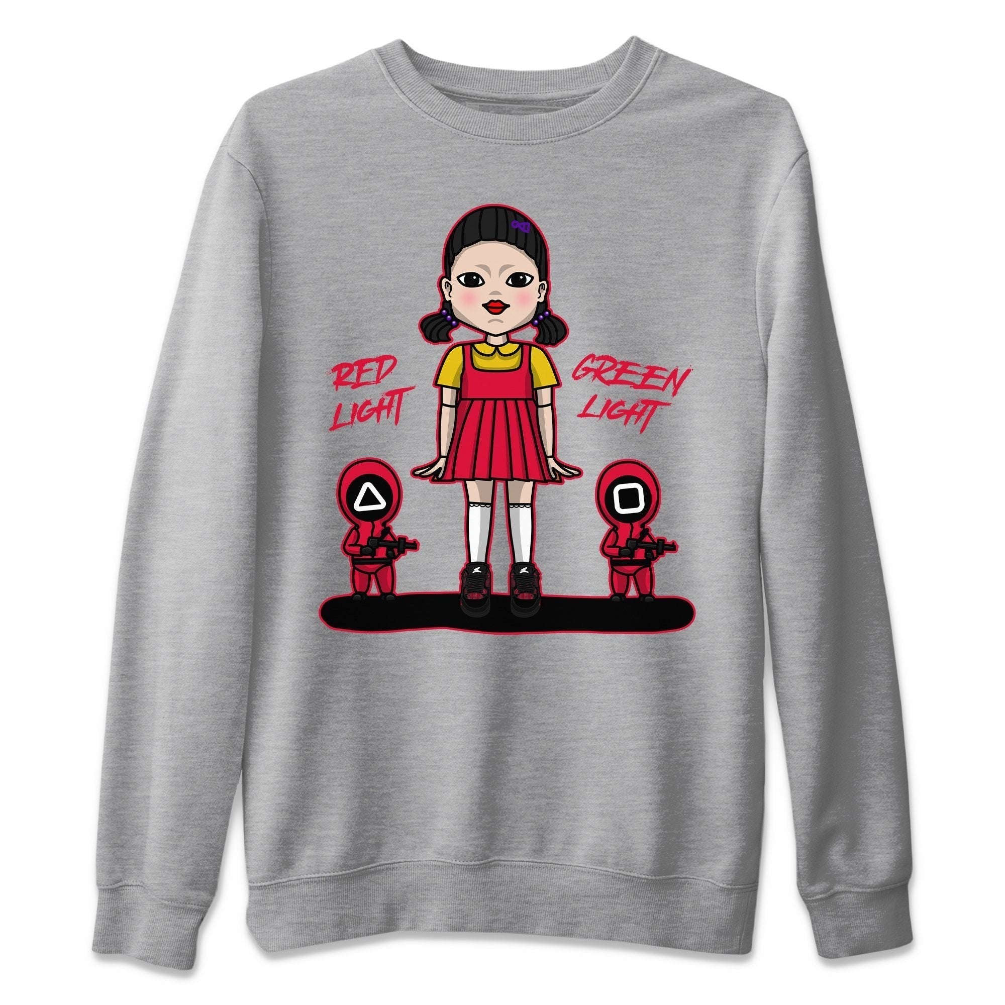 Red Light Green Light Unisex Tops - Air Jordan 4 Red Thunder