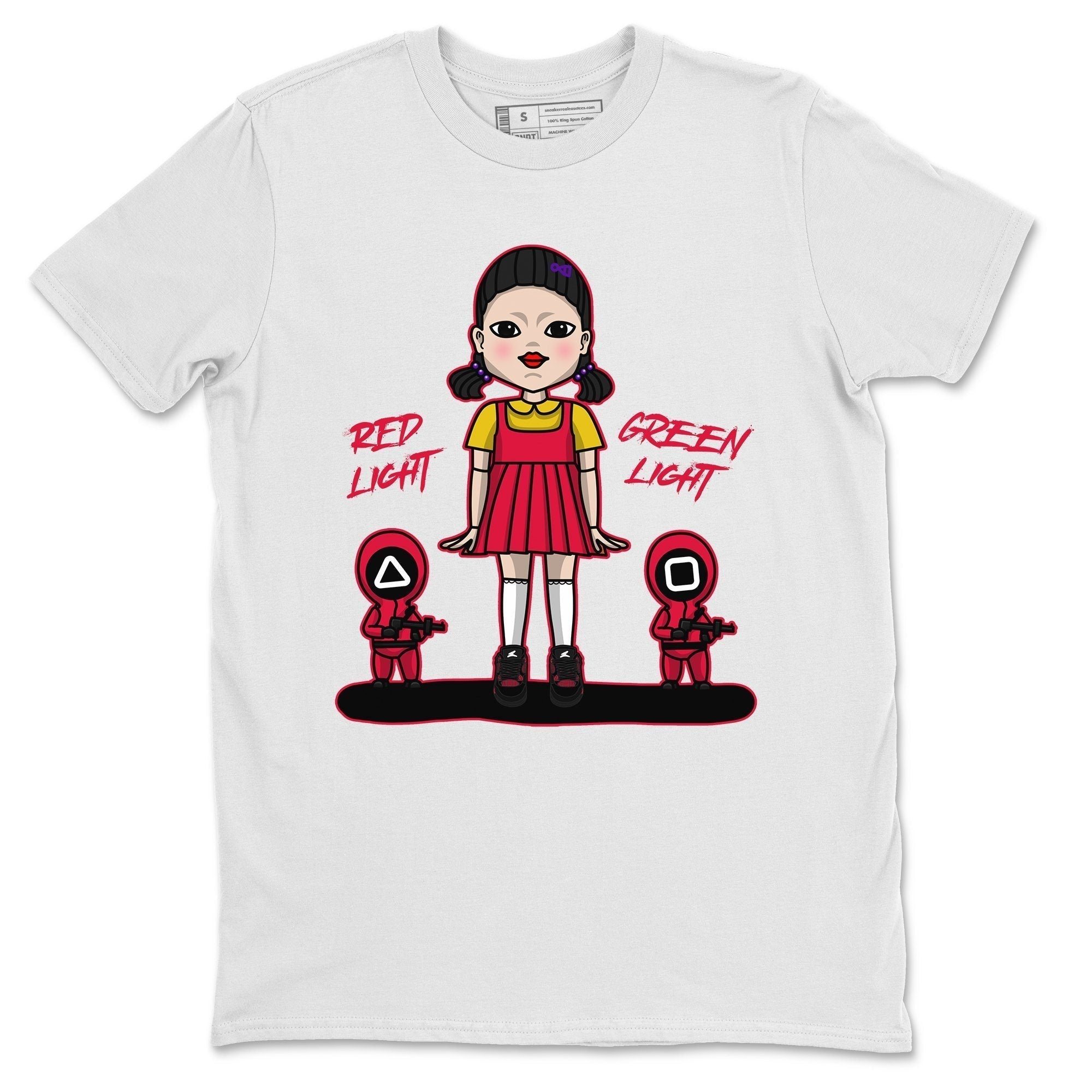 Red Light Green Light Unisex Tops - Air Jordan 4 Red Thunder