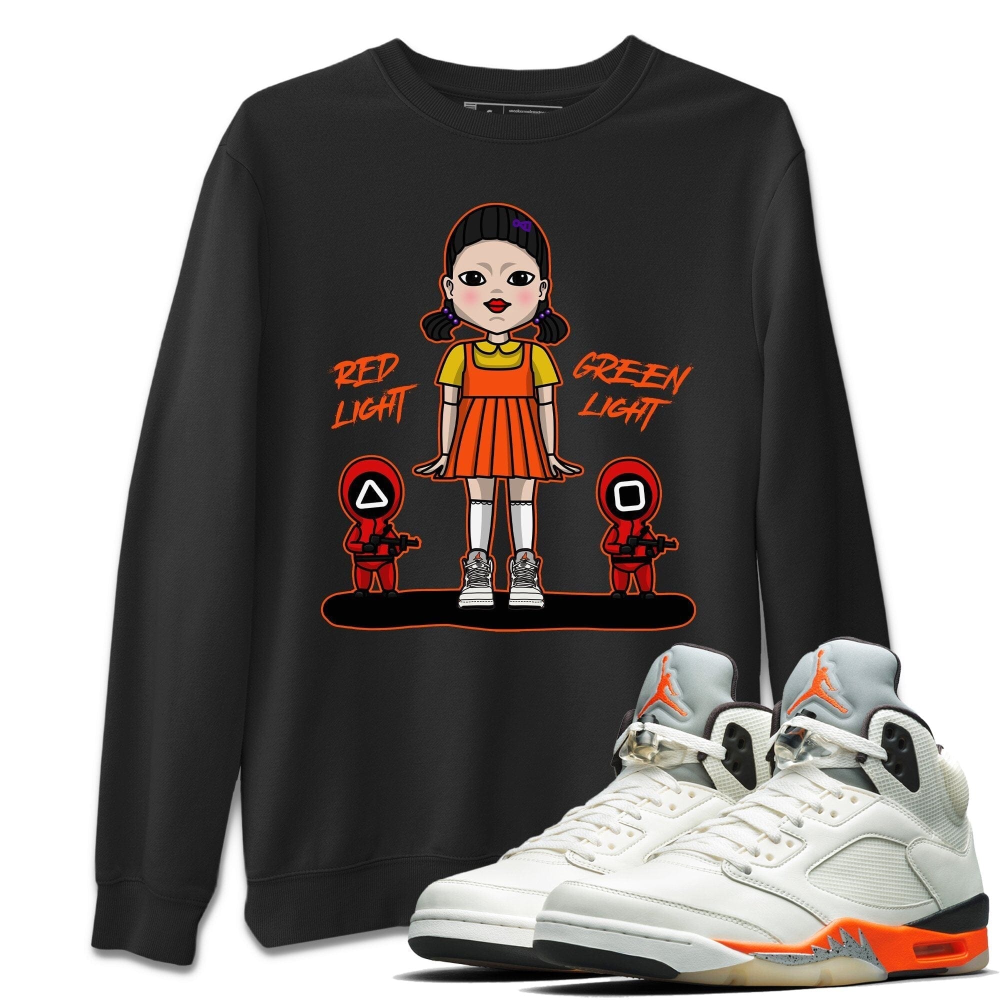Red Light Green Light Unisex Tops - Air Jordan 5 Shattered Backboard
