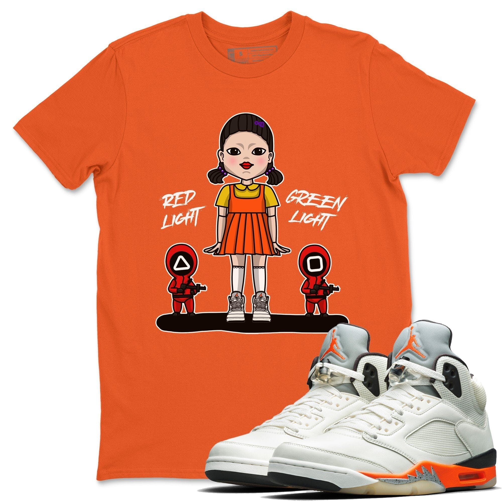 Red Light Green Light Unisex Tops - Air Jordan 5 Shattered Backboard