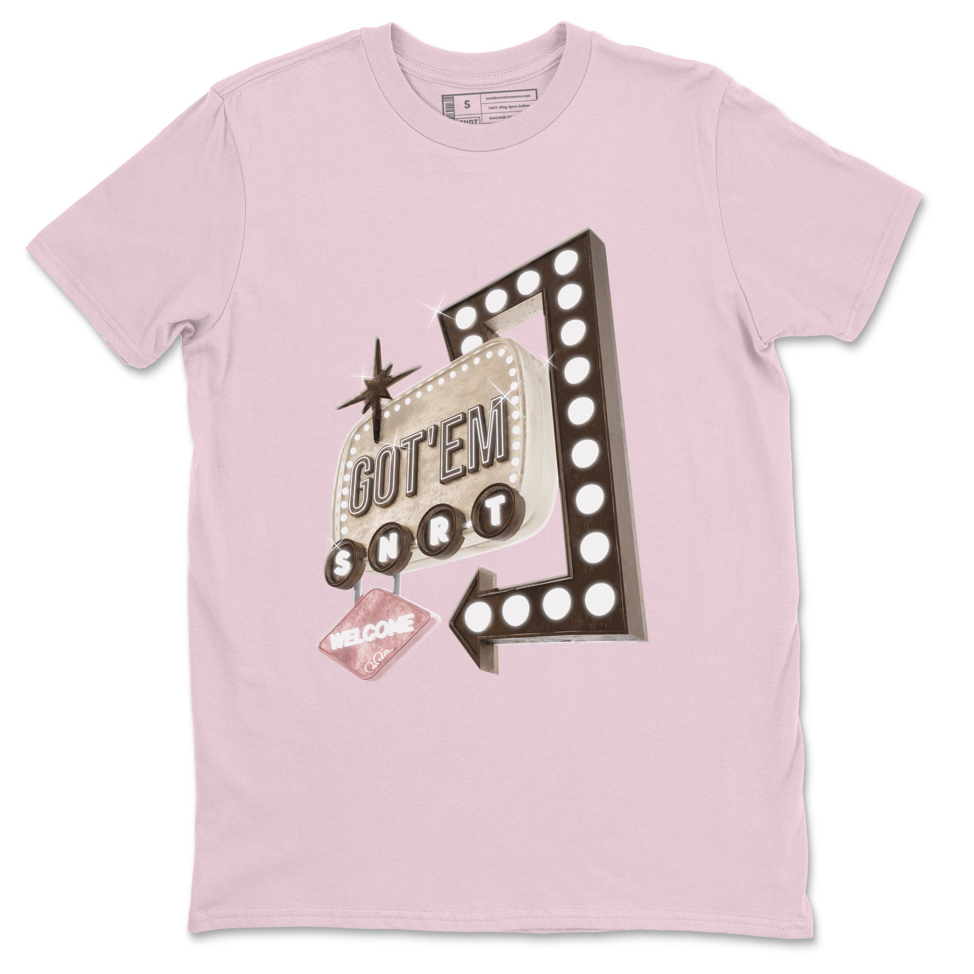 Retro Neon Sign snkmatch Tee - Air Jordan 11 Neapolitan