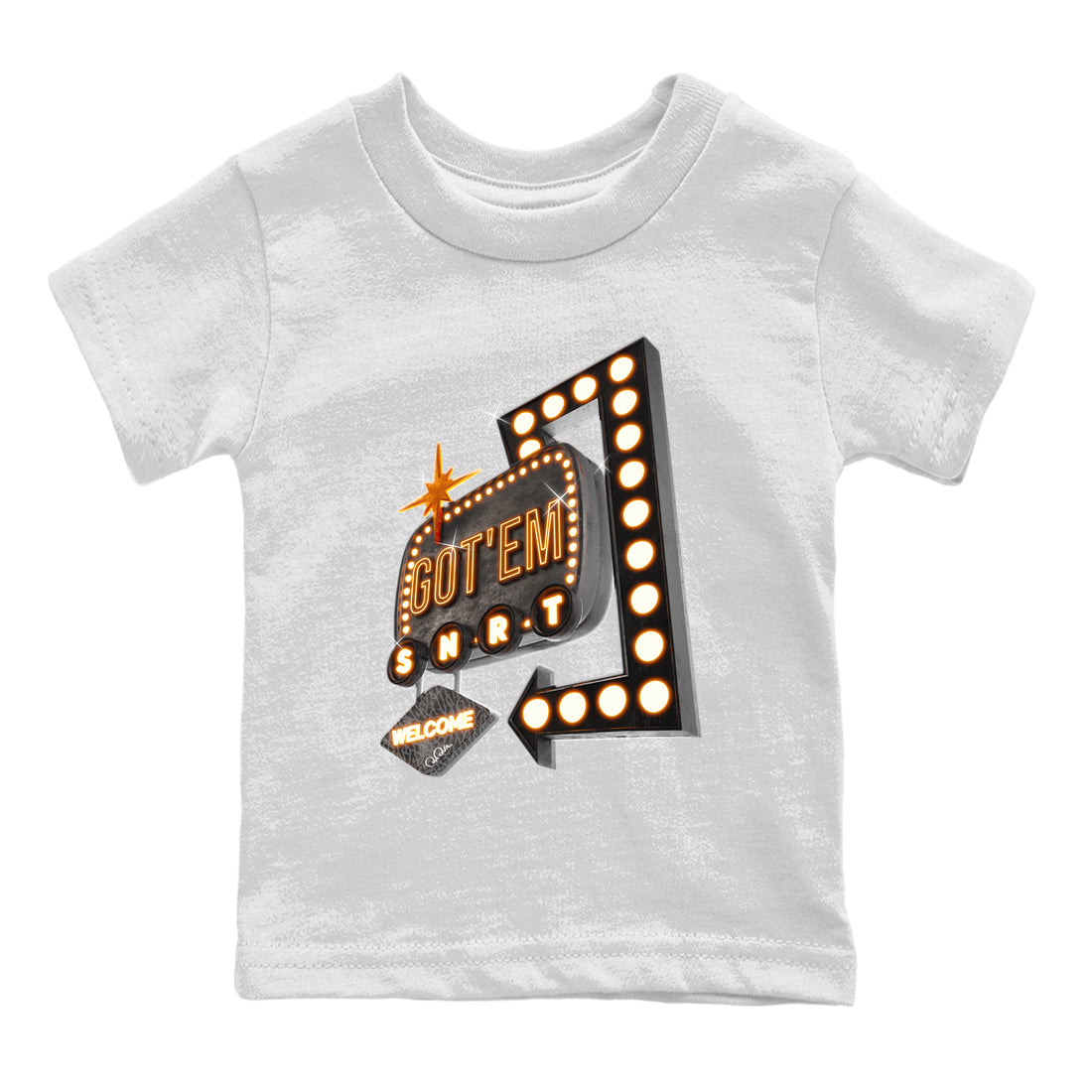 Retro Neon Sign snkmatch Tee Kids - Air Jordan 3 Fear