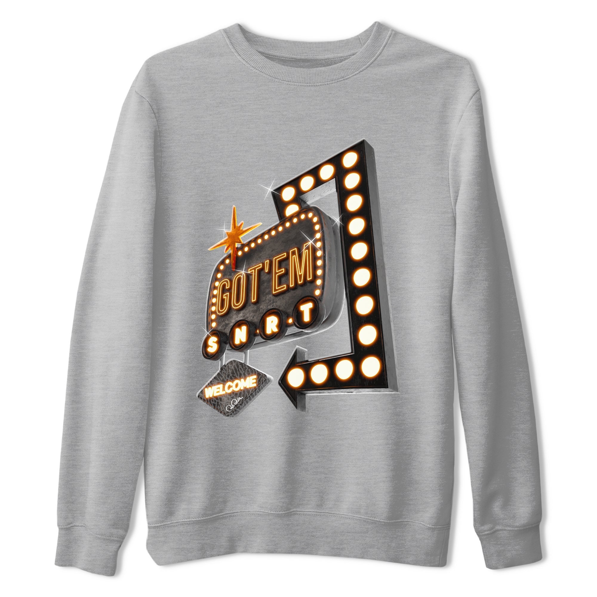 Retro Neon Sign snkmatch Tee - Air Jordan 3 Fear