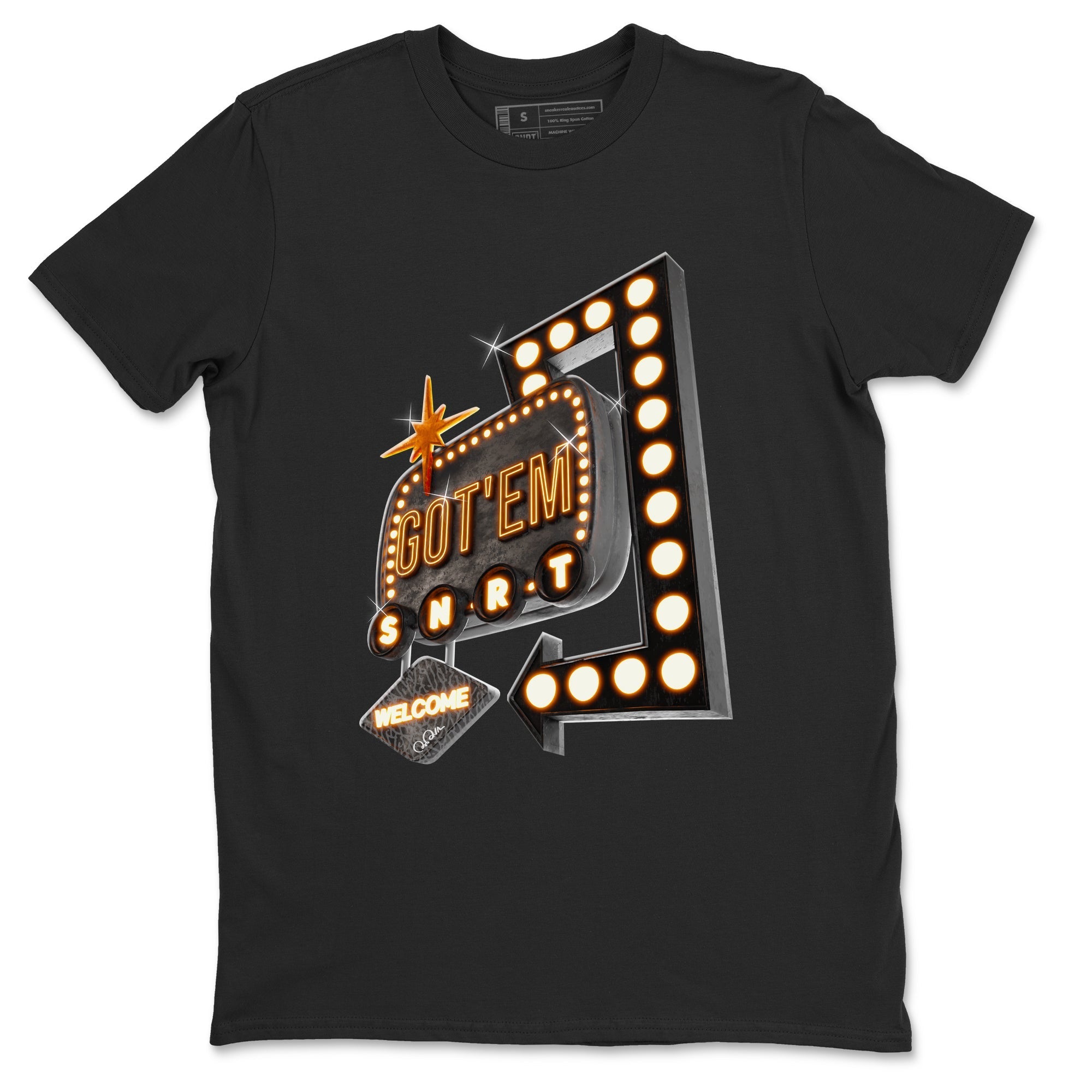 Retro Neon Sign snkmatch Tee - Air Jordan 3 Fear