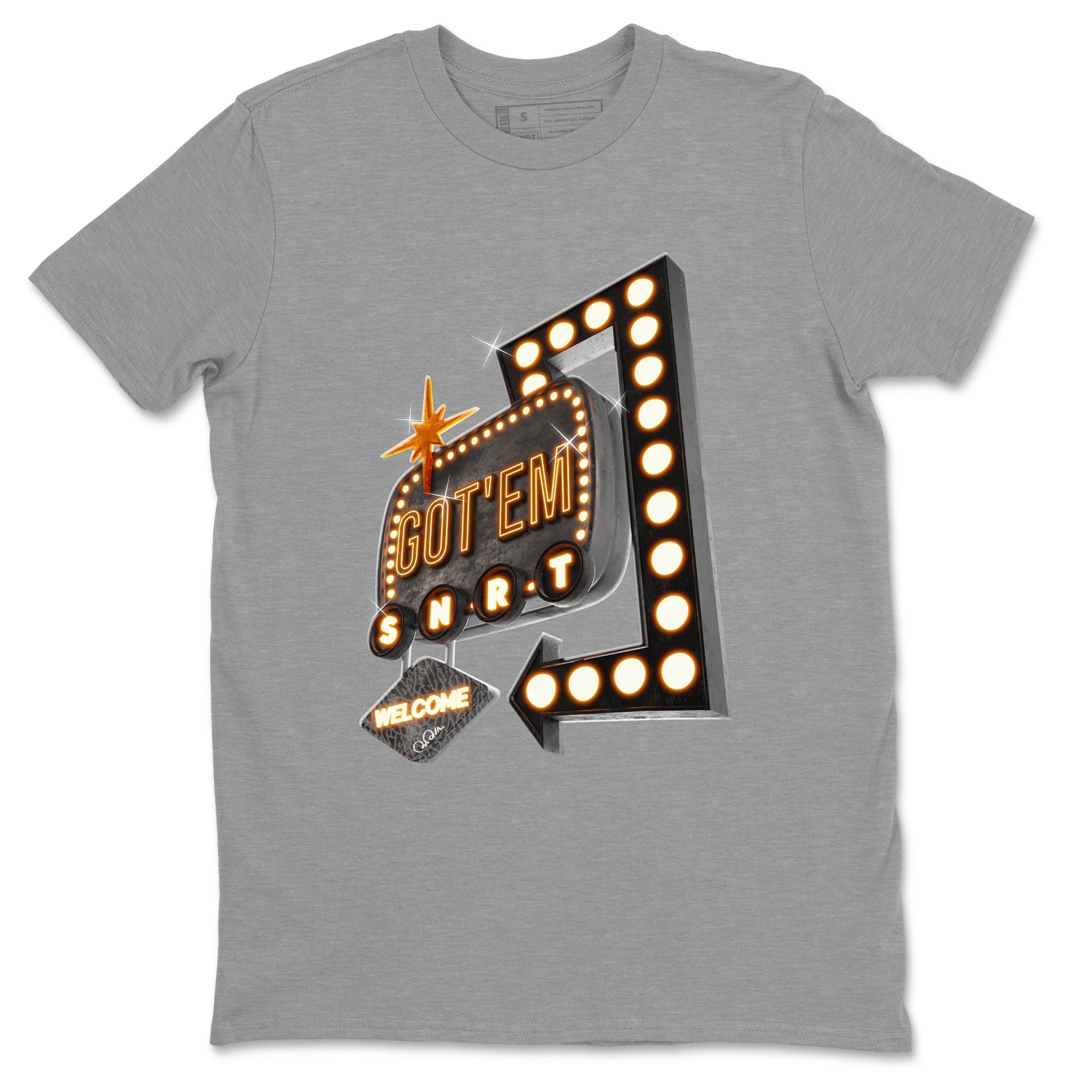 Retro Neon Sign snkmatch Tee - Air Jordan 3 Fear