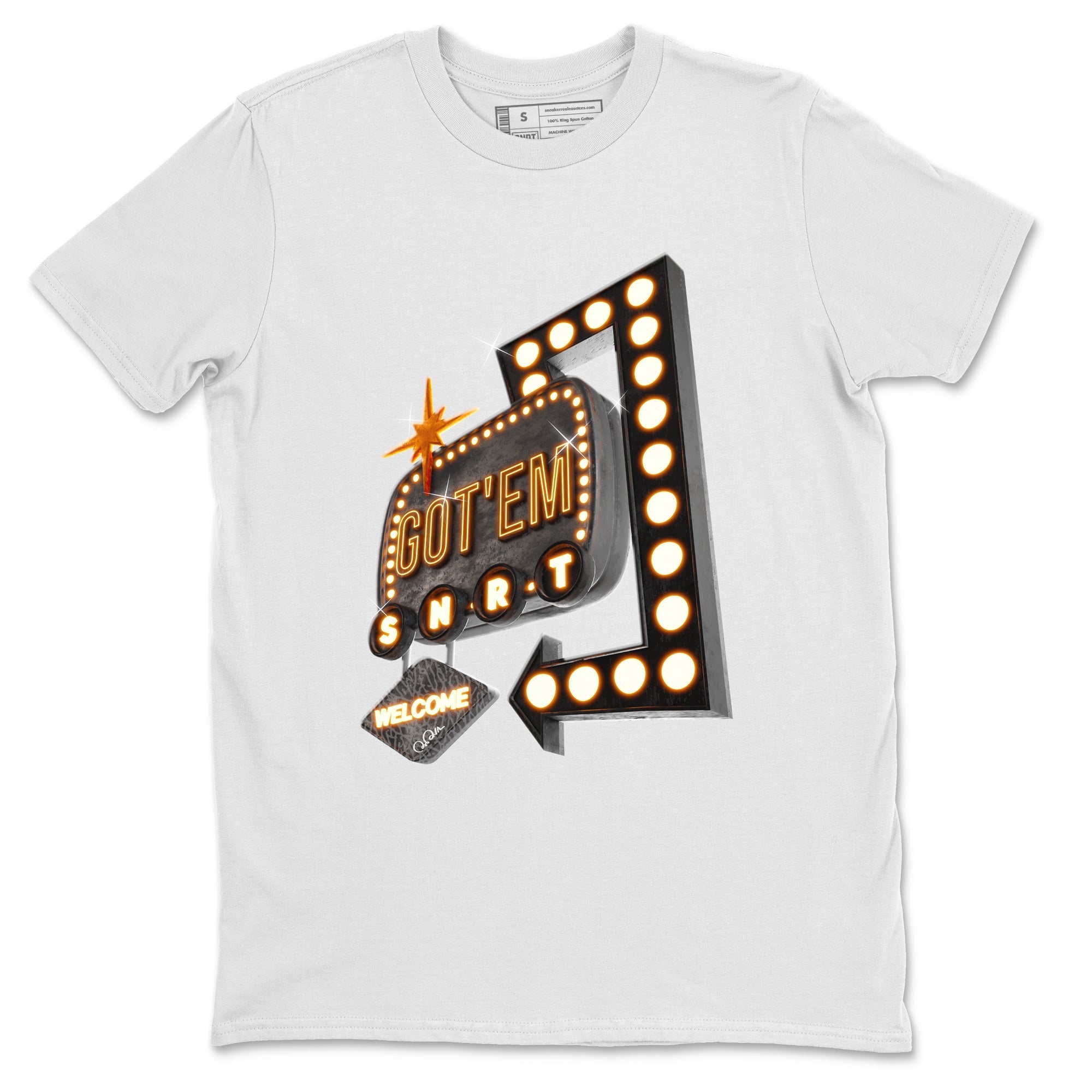 Retro Neon Sign snkmatch Tee - Air Jordan 3 Fear
