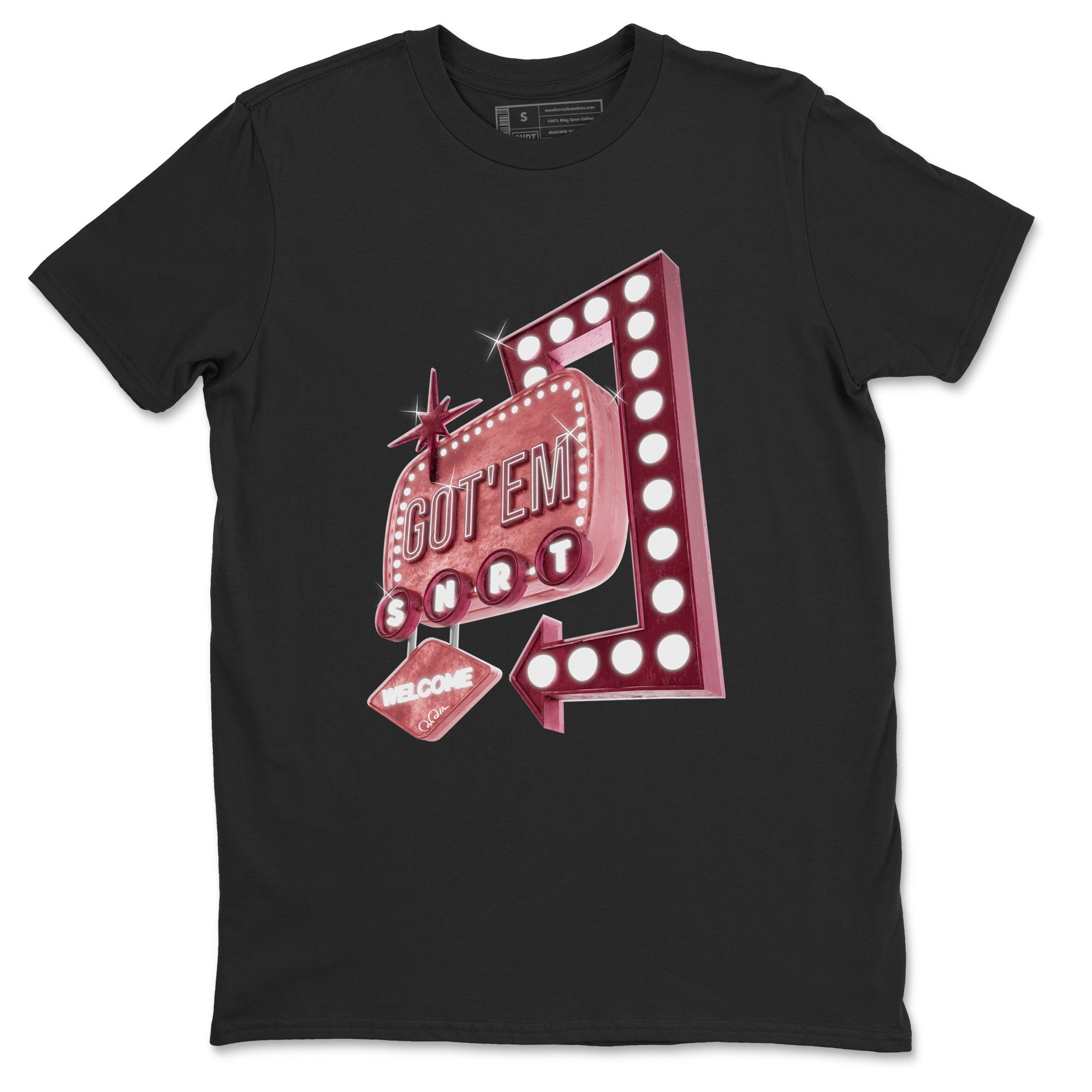 Retro Neon Sign snkmatch Tee - Dunk Valentines Day 2024