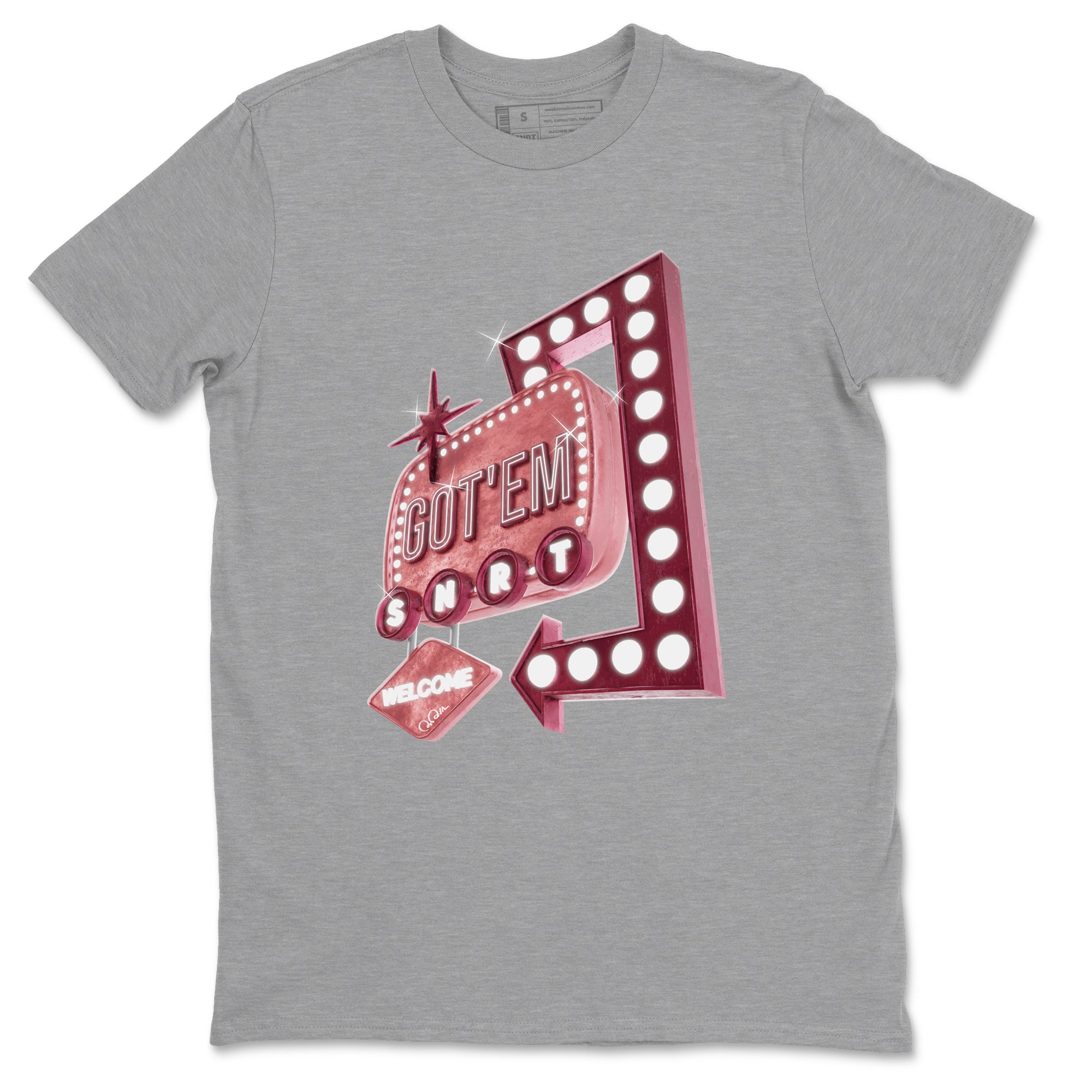 Retro Neon Sign snkmatch Tee - Dunk Valentines Day 2024