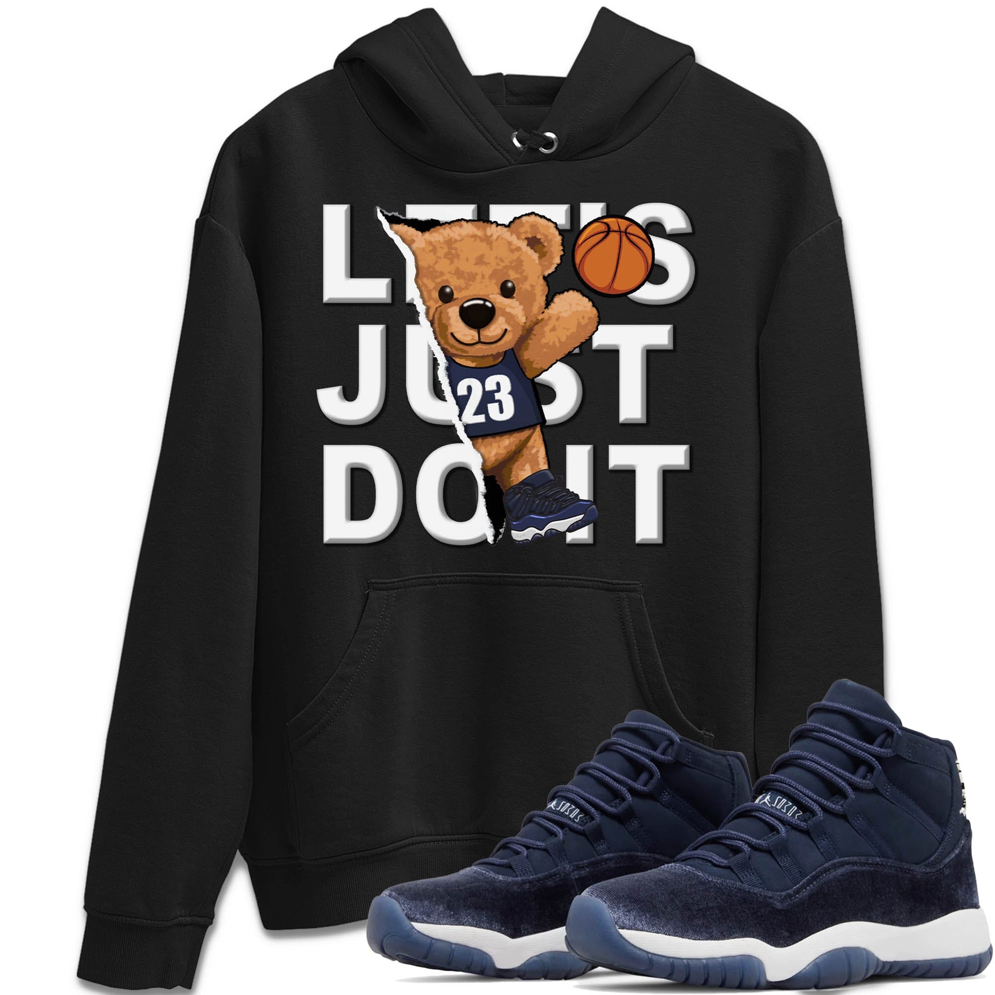 Rib Out Bear Unisex Tops - Air Jordan 11 Midnight Navy