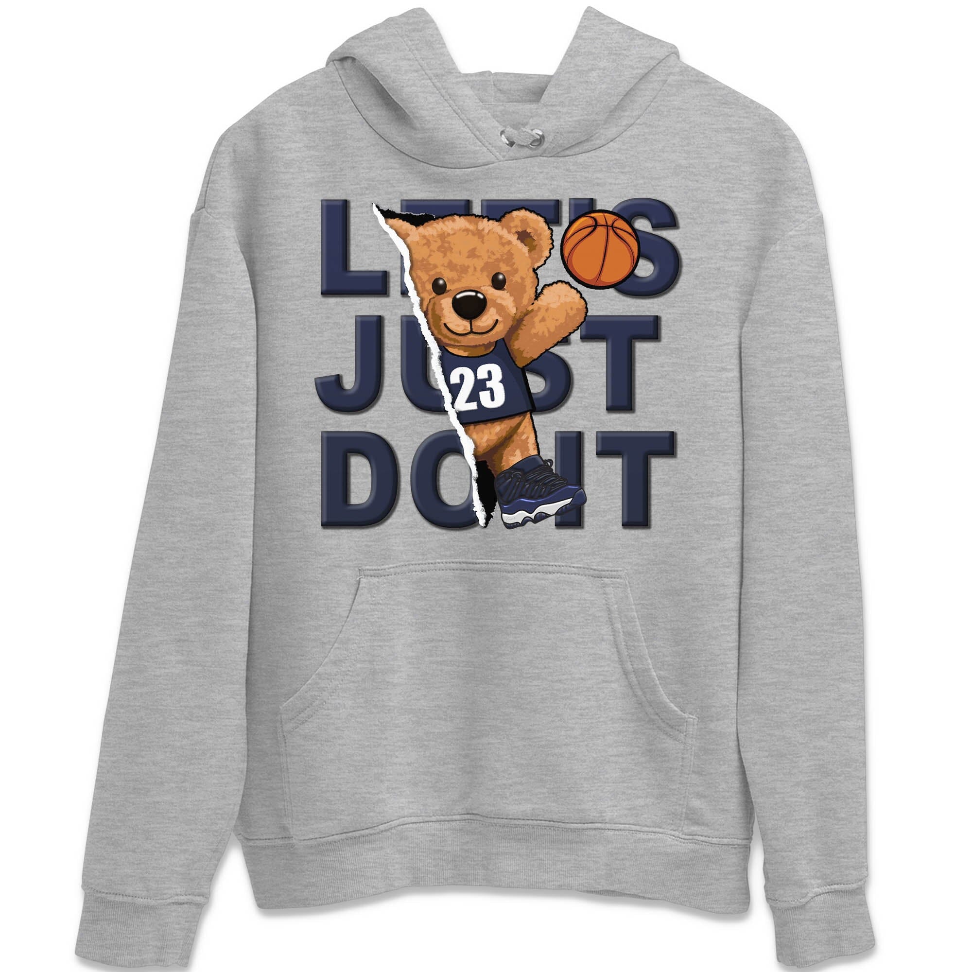Rib Out Bear Unisex Tops - Air Jordan 11 Midnight Navy