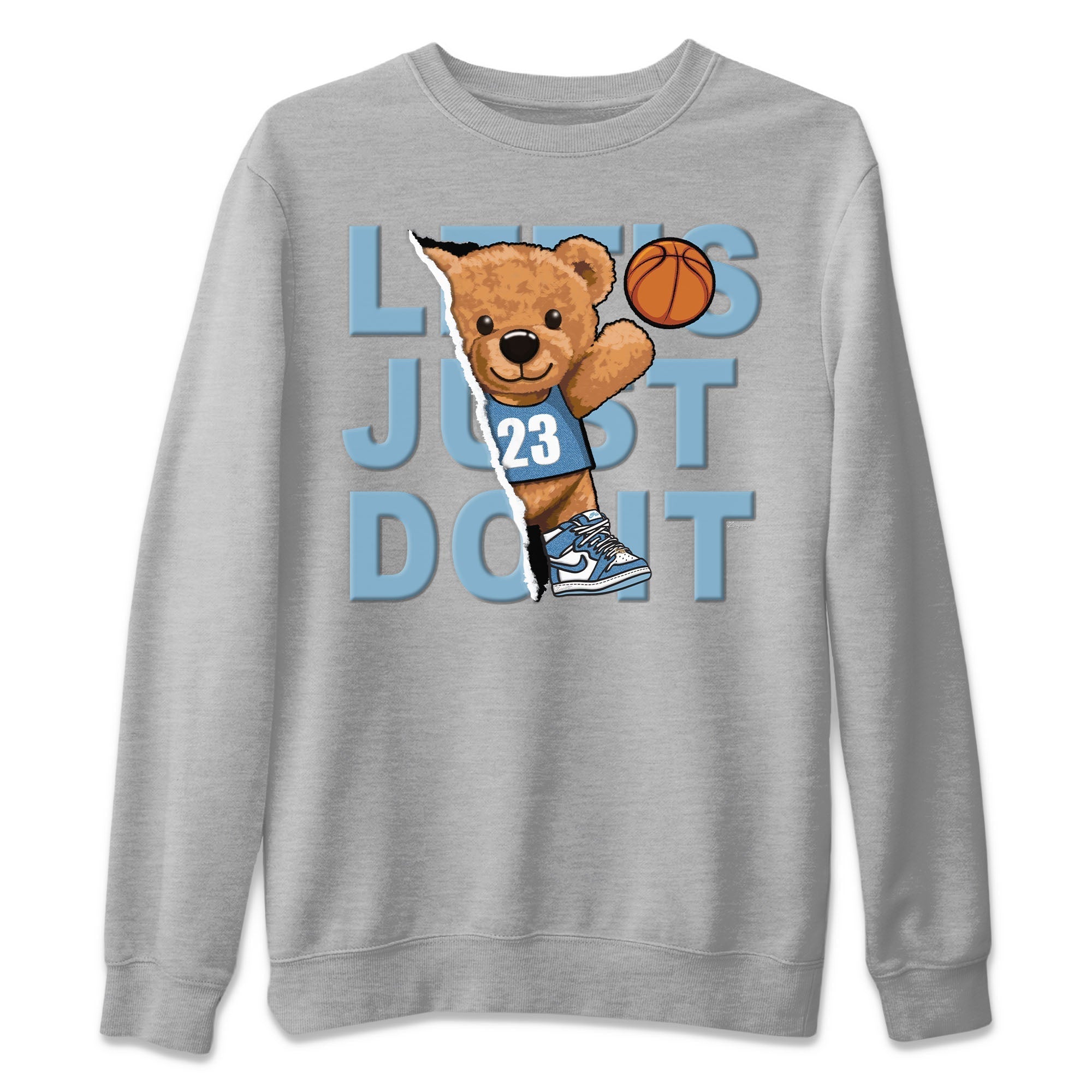 Rib Out Bear Unisex Tops - Air Jordan 1 Denim