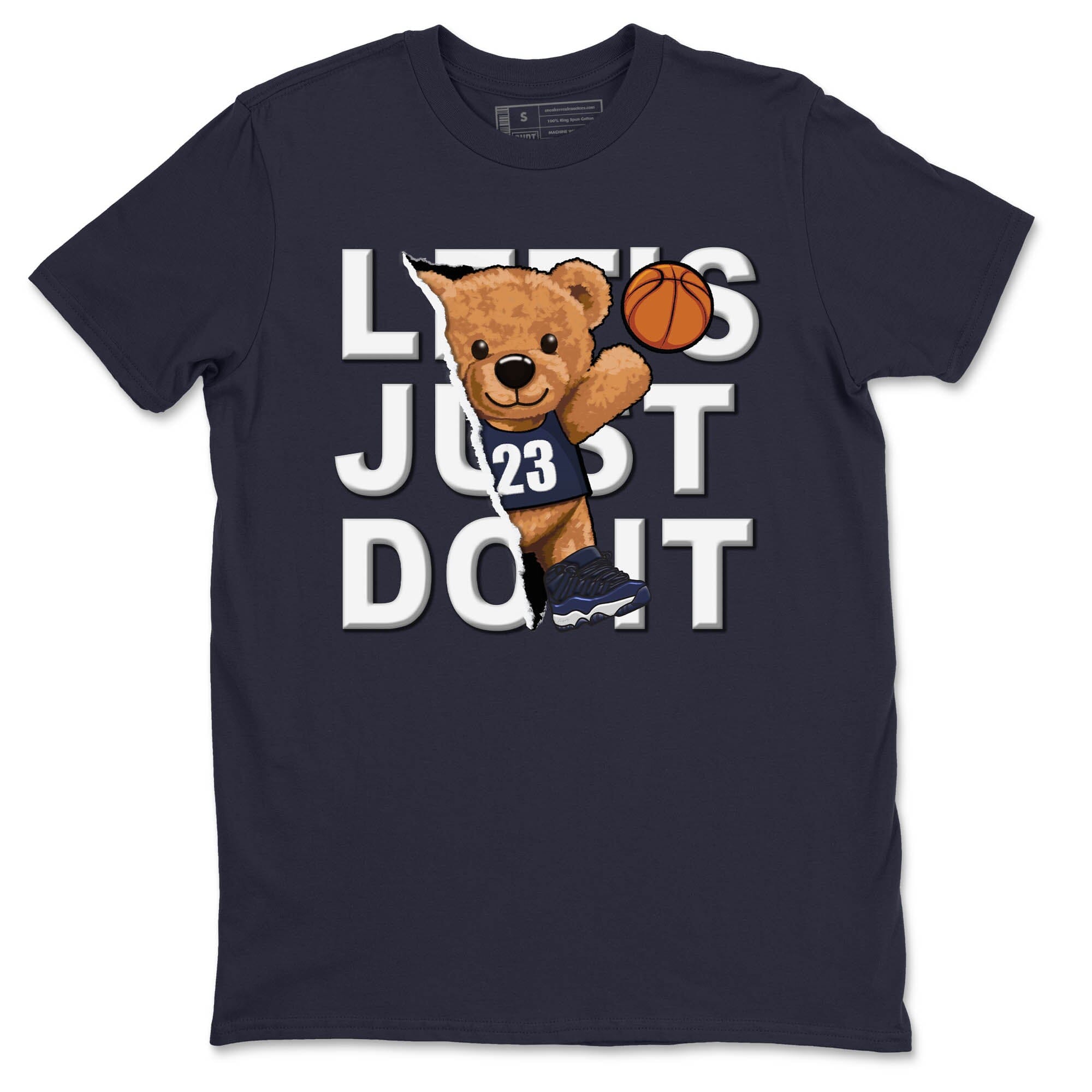 Rib Out Bear Unisex Tops - Air Jordan 11 Midnight Navy