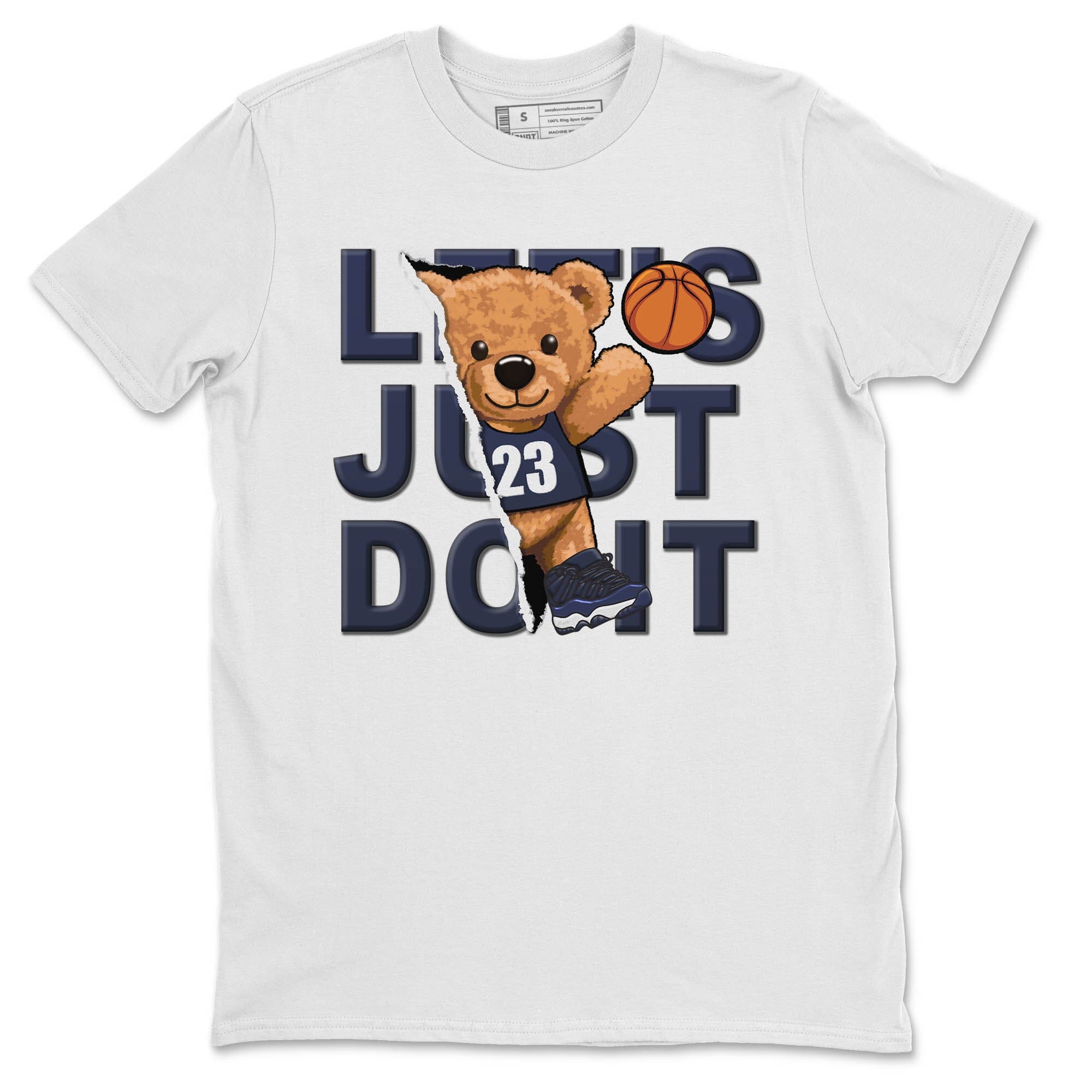 Rib Out Bear Unisex Tops - Air Jordan 11 Midnight Navy