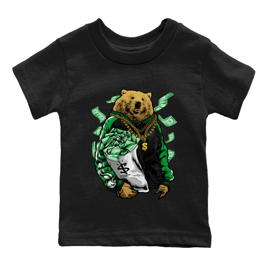 Rich Bear Kids Tops - Air Jordan 1 Celtics