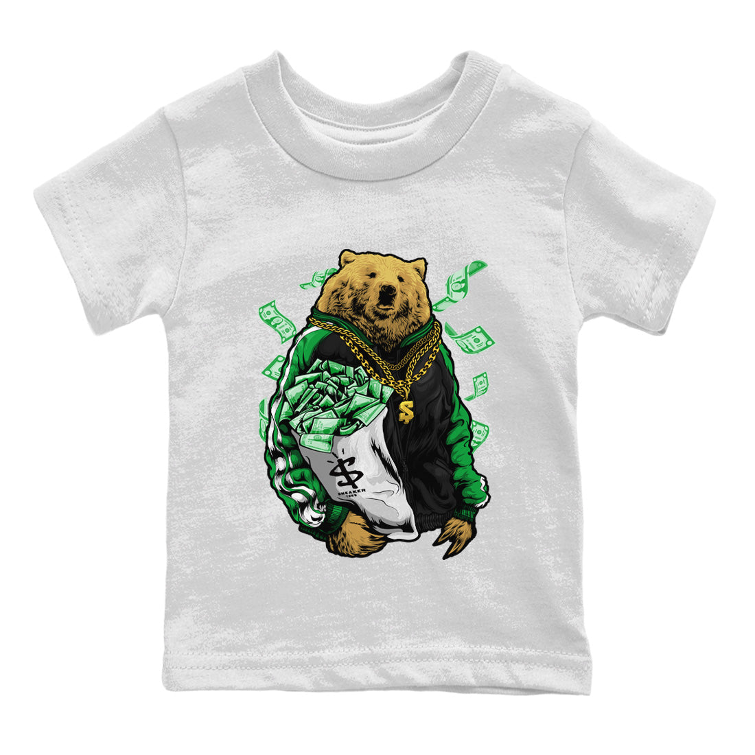 Rich Bear Kids Tops - Air Jordan 1 Celtics
