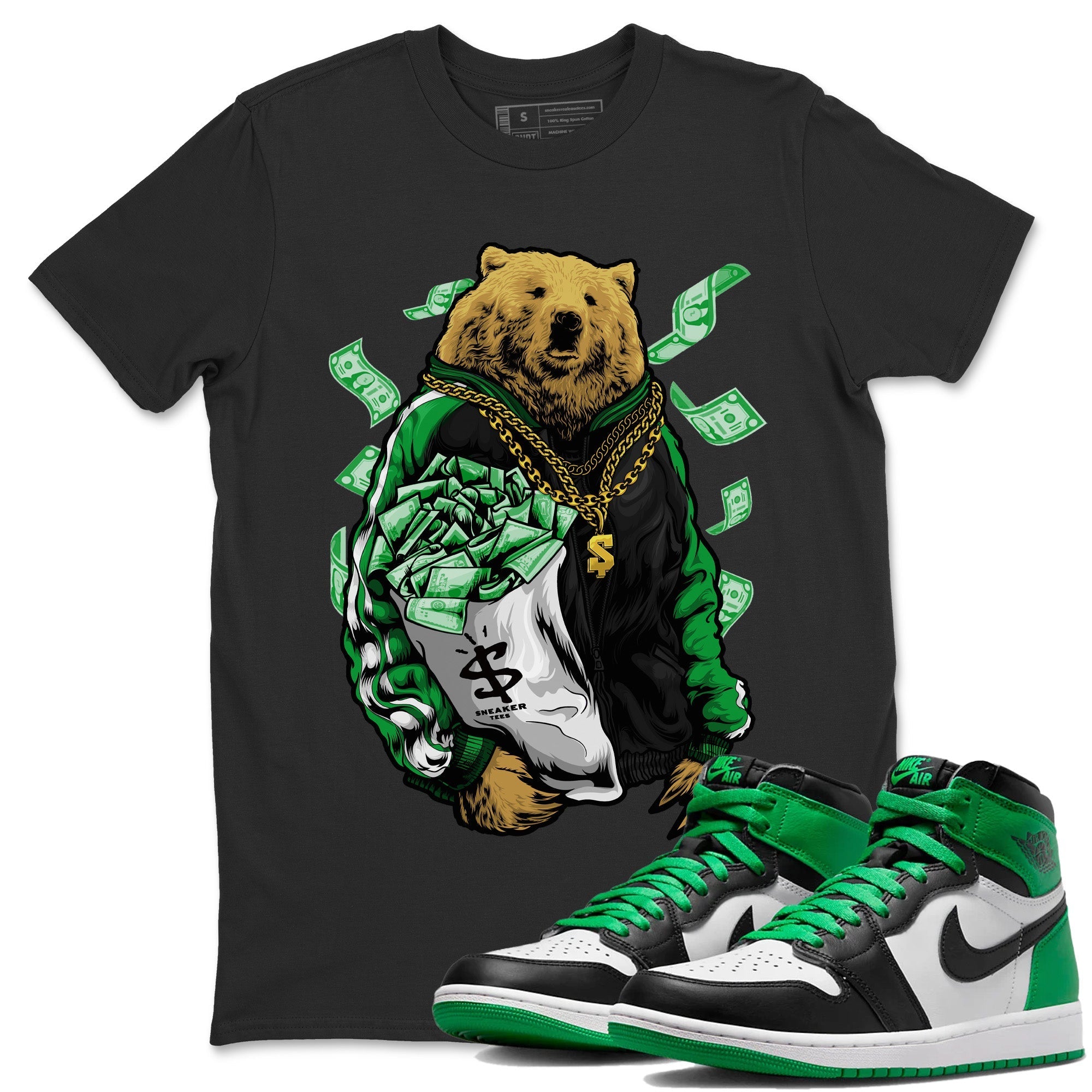 Rich Bear Unisex Tops - Air Jordan 1 Celtics