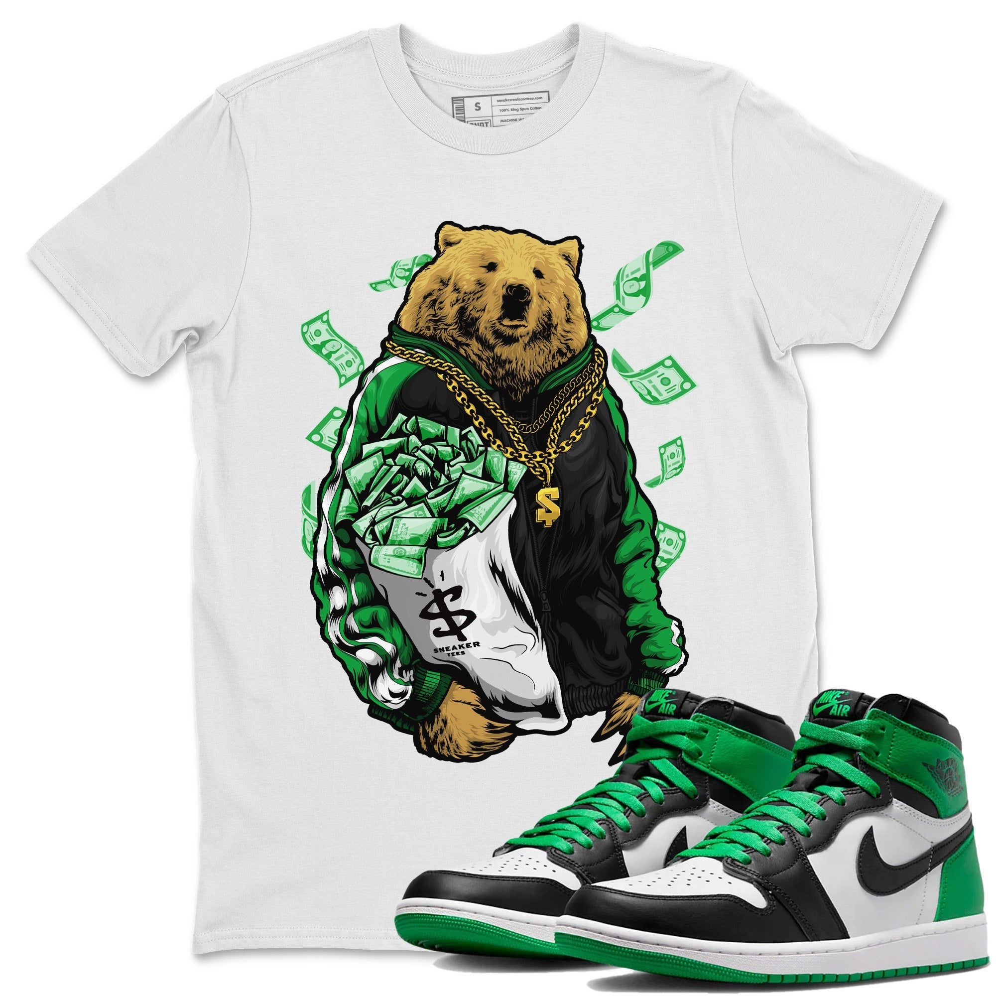 Rich Bear Unisex Tops - Air Jordan 1 Celtics