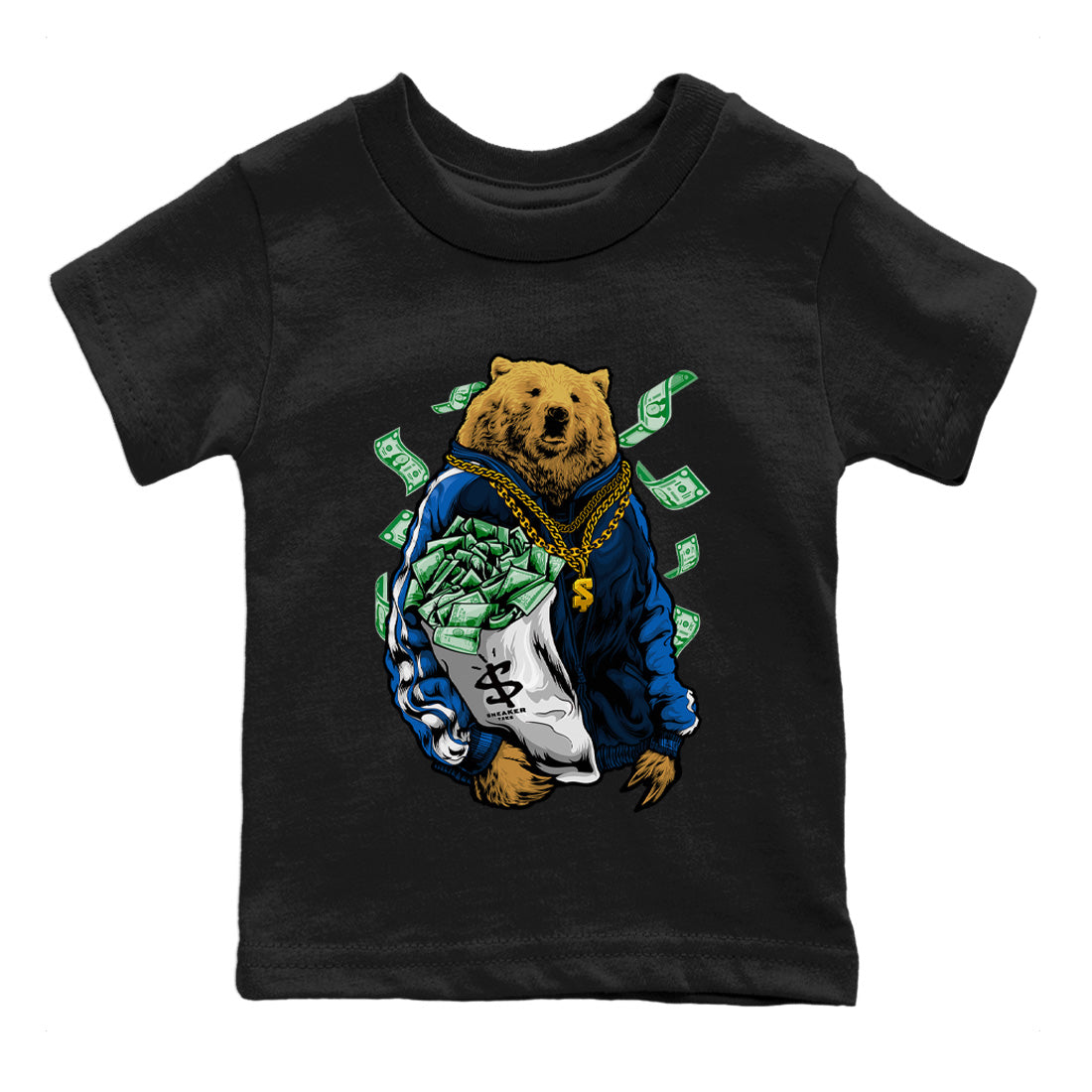 Rich Bear Kids Tops - Air Jordan 3 Wizards