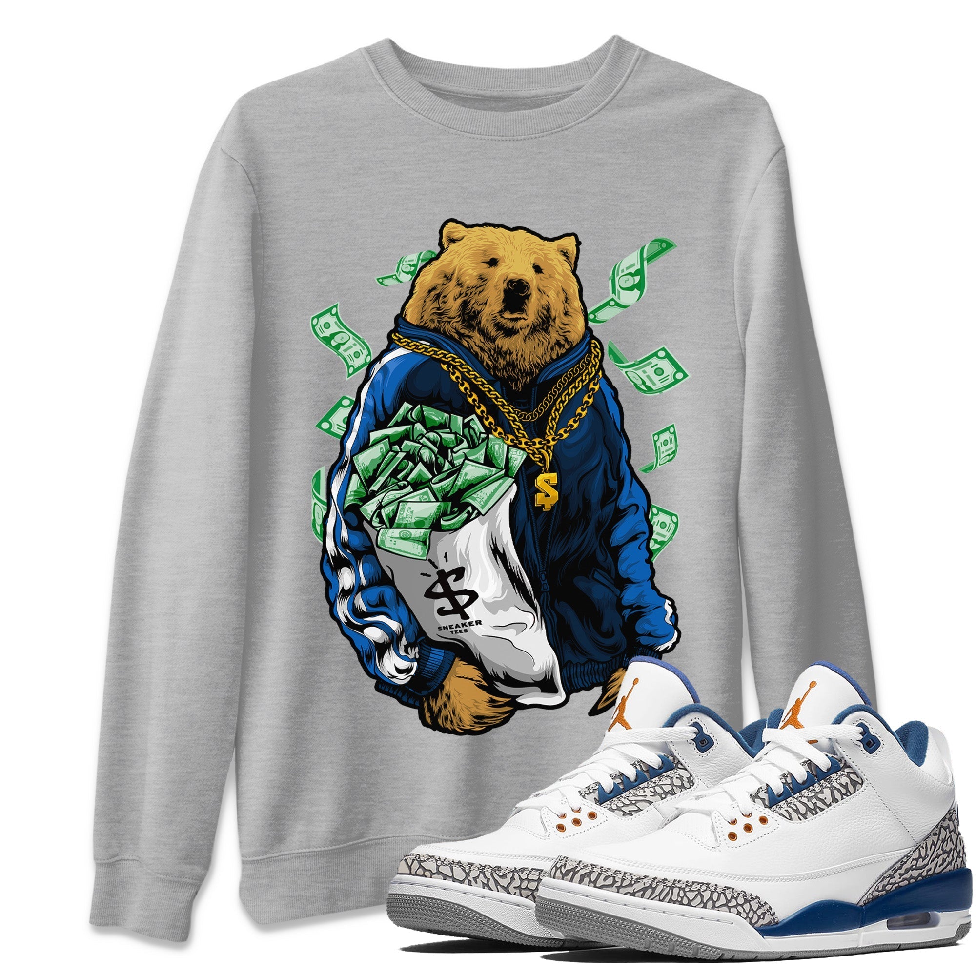 Rich Bear Unisex Tops - Air Jordan 3 Wizards