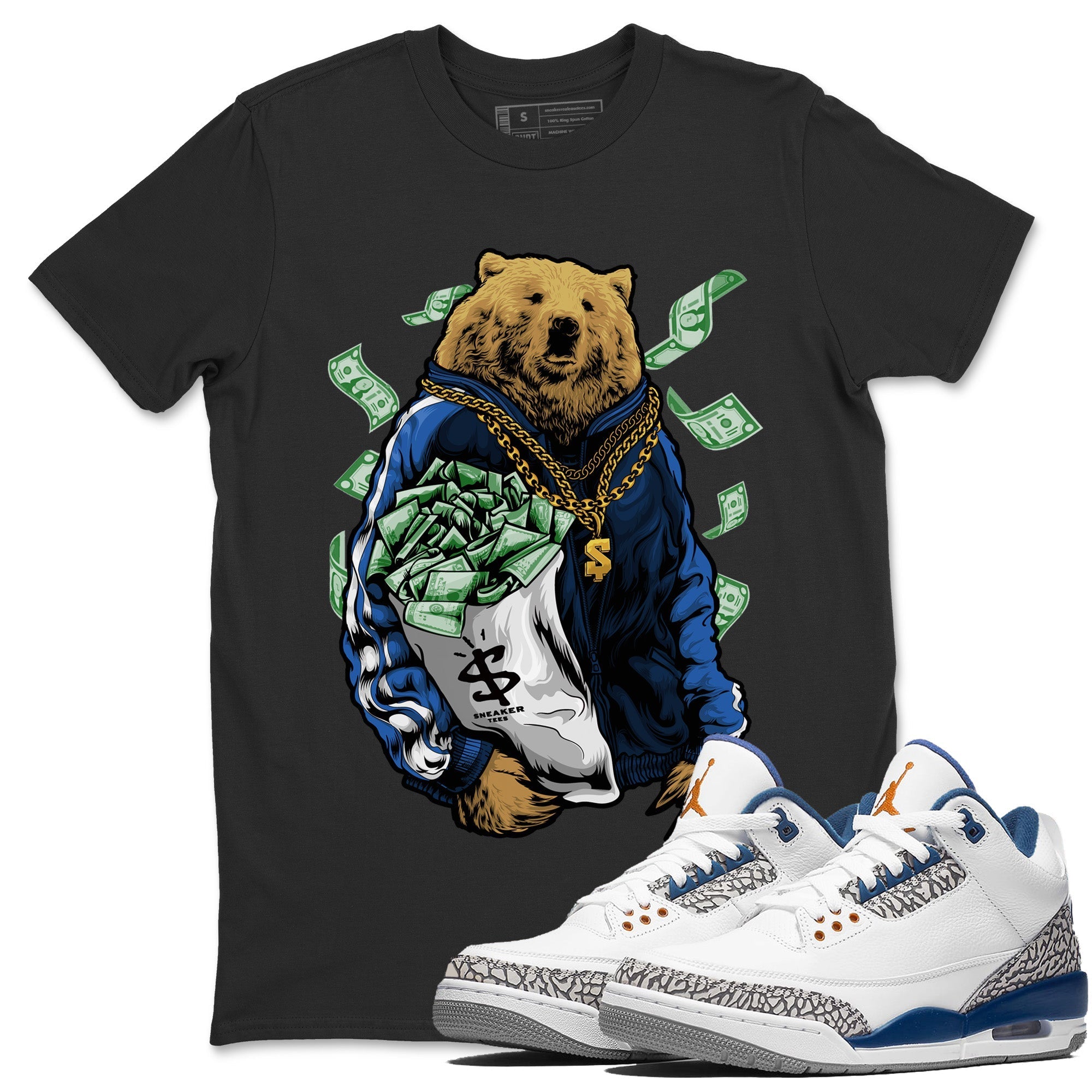 Rich Bear Unisex Tops - Air Jordan 3 Wizards