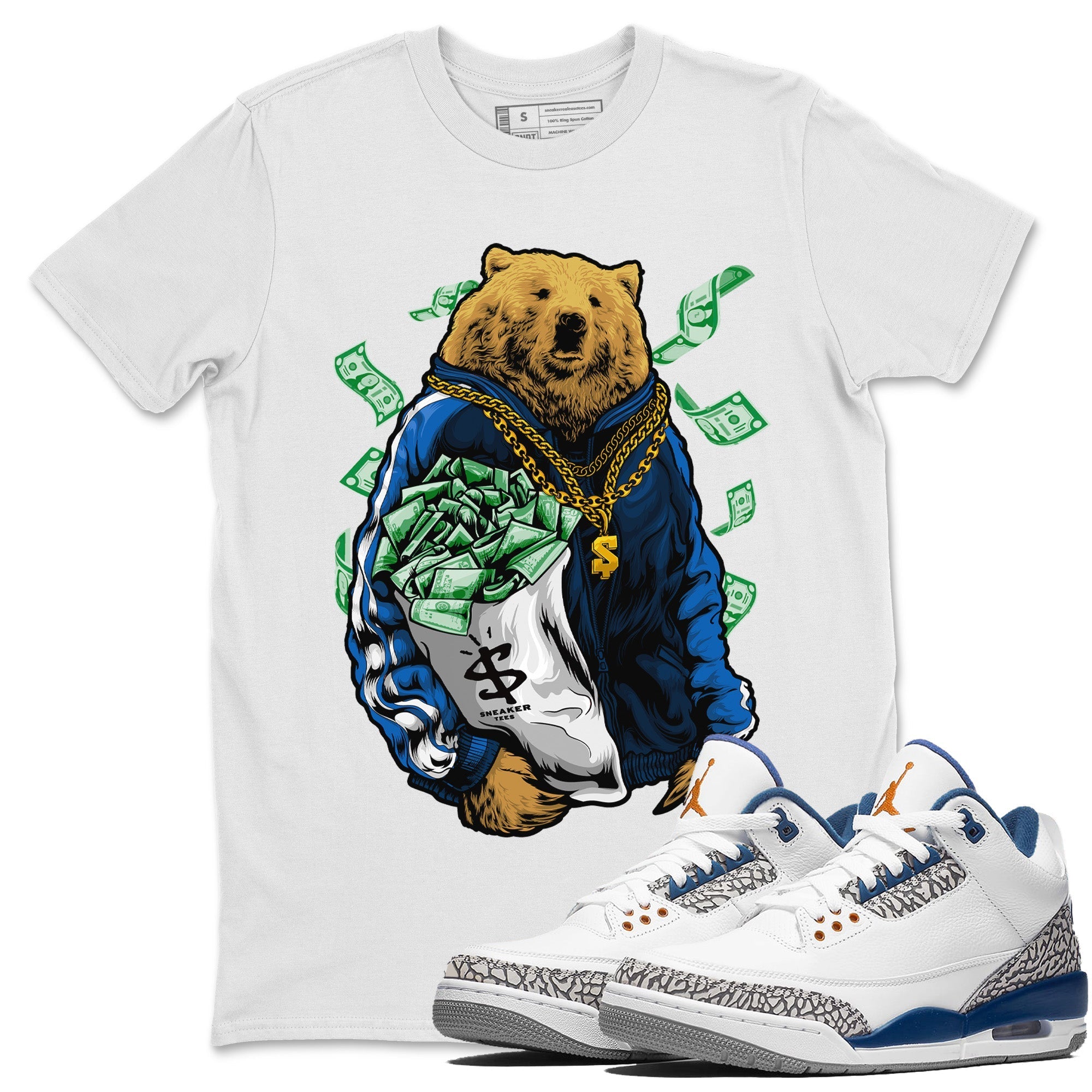 Rich Bear Unisex Tops - Air Jordan 3 Wizards