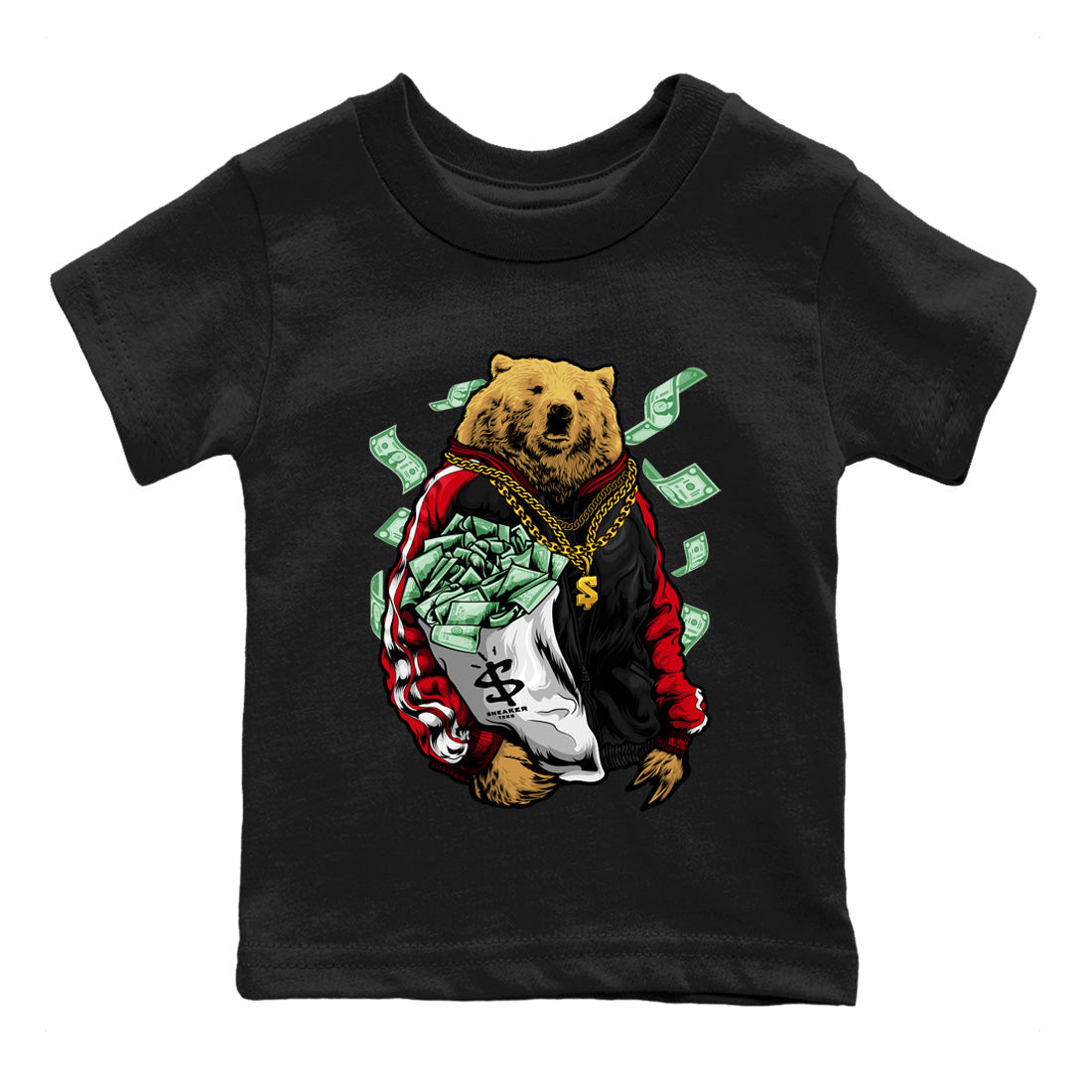 Rich Bear Kids Tops - Air Jordan 6 Toro Bravo