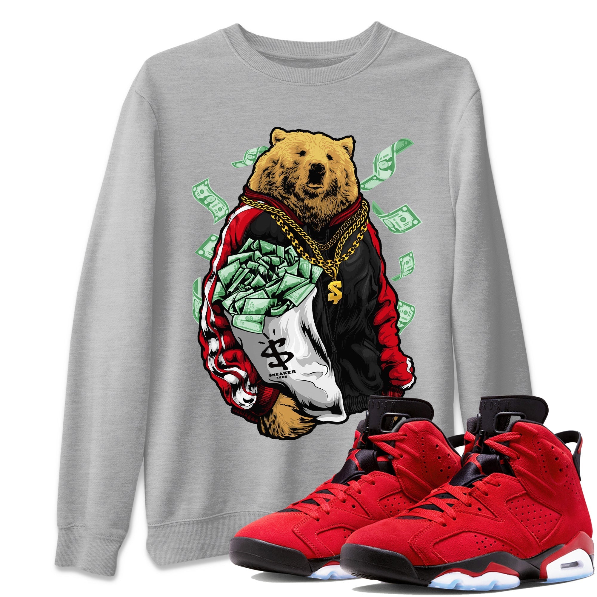 Rich Bear Unisex Tops - Air Jordan 6 Toro Bravo