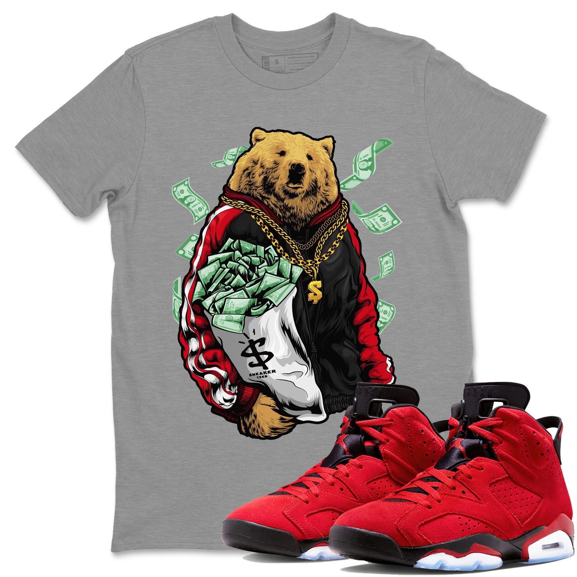 Rich Bear Unisex Tops - Air Jordan 6 Toro Bravo